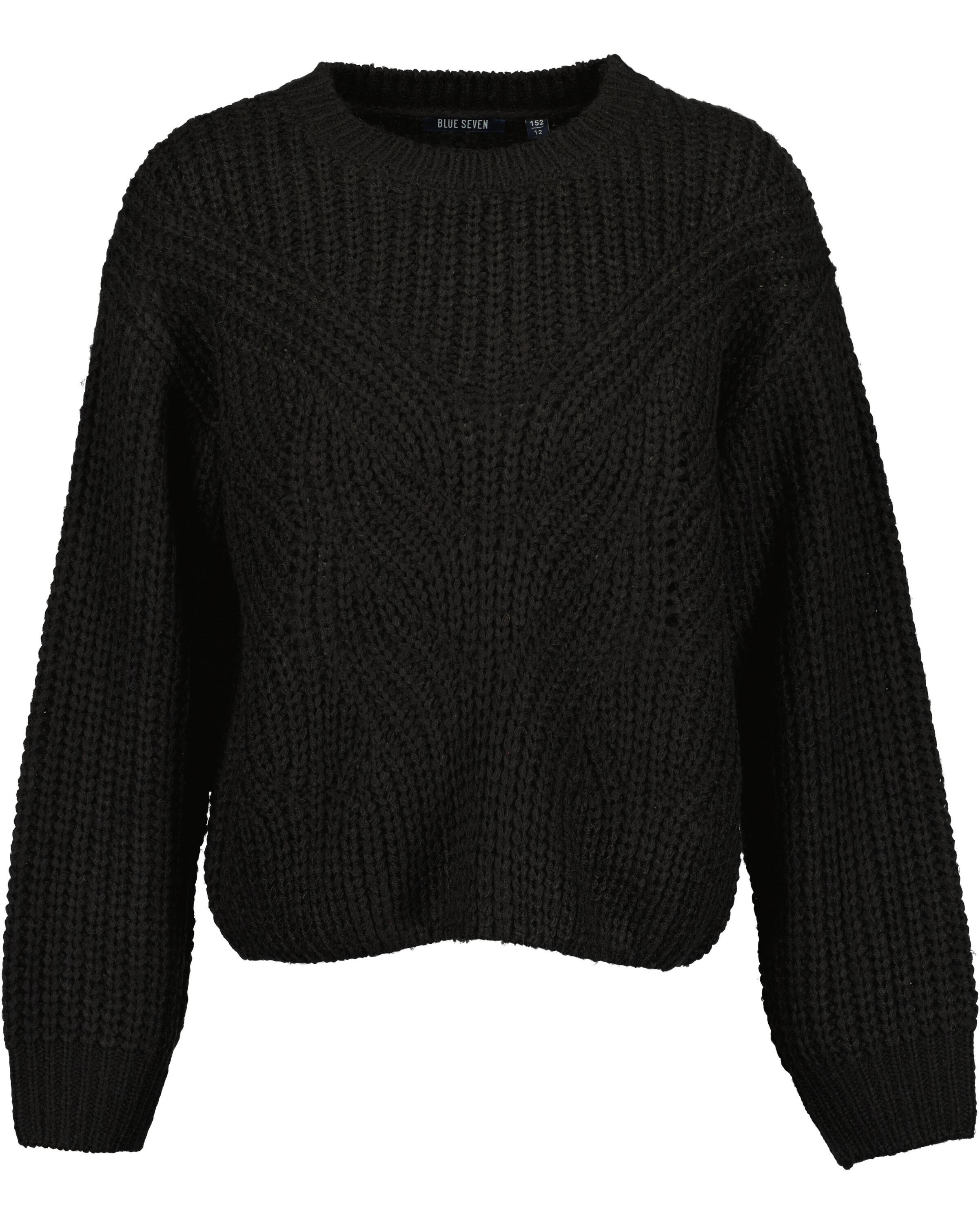 Blue Seven Mädchen Strickpullover »Strickpullover« 1 Stk. tlg. in schwarz, Größe 152