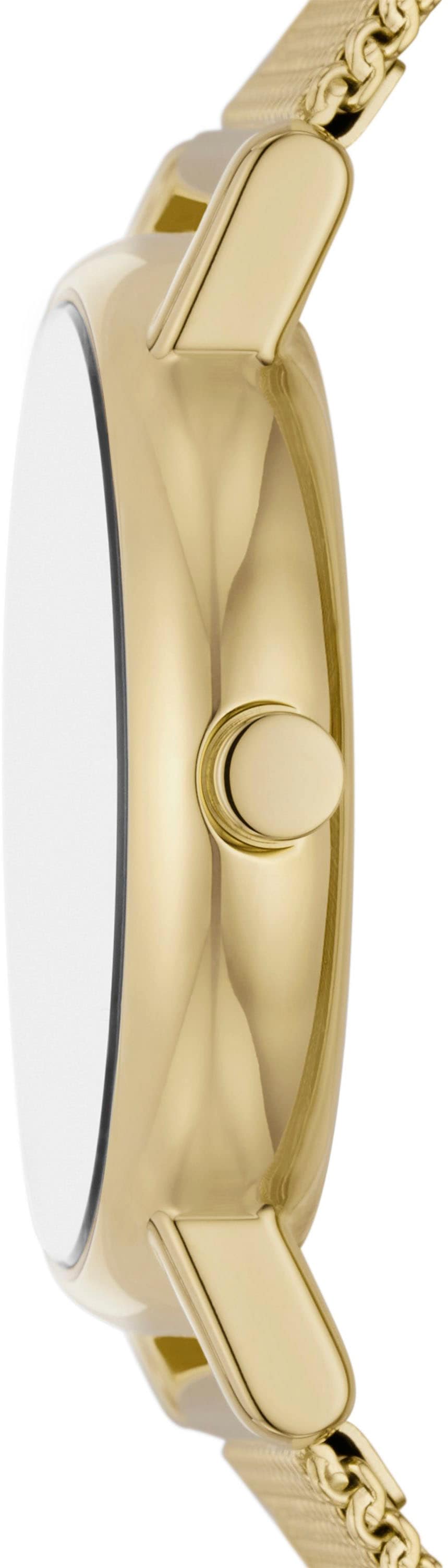 Skagen Quarzuhr »SIGNATUR LILLE«, Armbanduhr, Damenuhr, analog, Edelstahlarmband