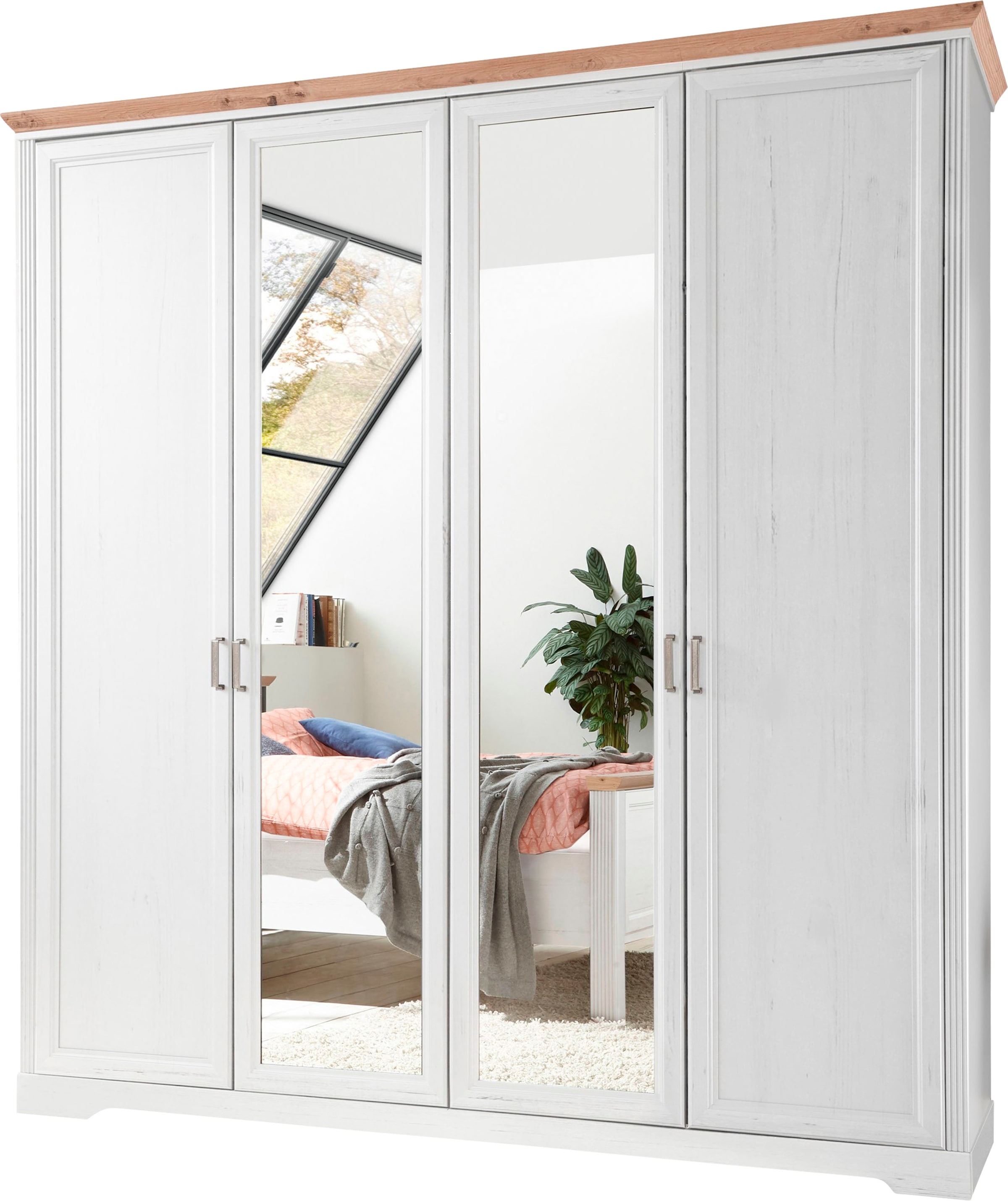 Schlafkontor Kleiderschrank »Jasmin II«, im Landhausstil