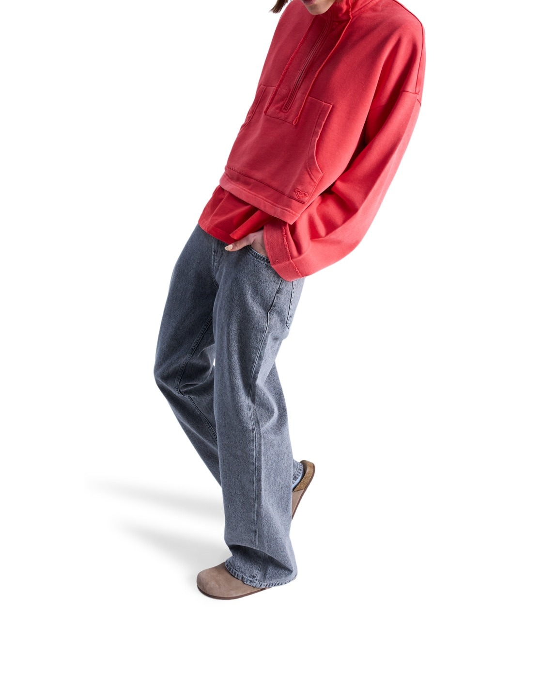 Roxy Loose-fit-Jeans »Dawn Patrol Mid Lava«