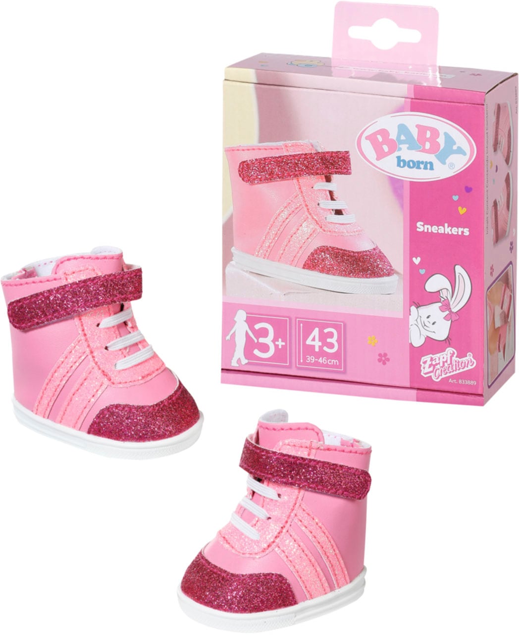 Baby Born Puppenkleidung »Sneakers pink, 43 cm«