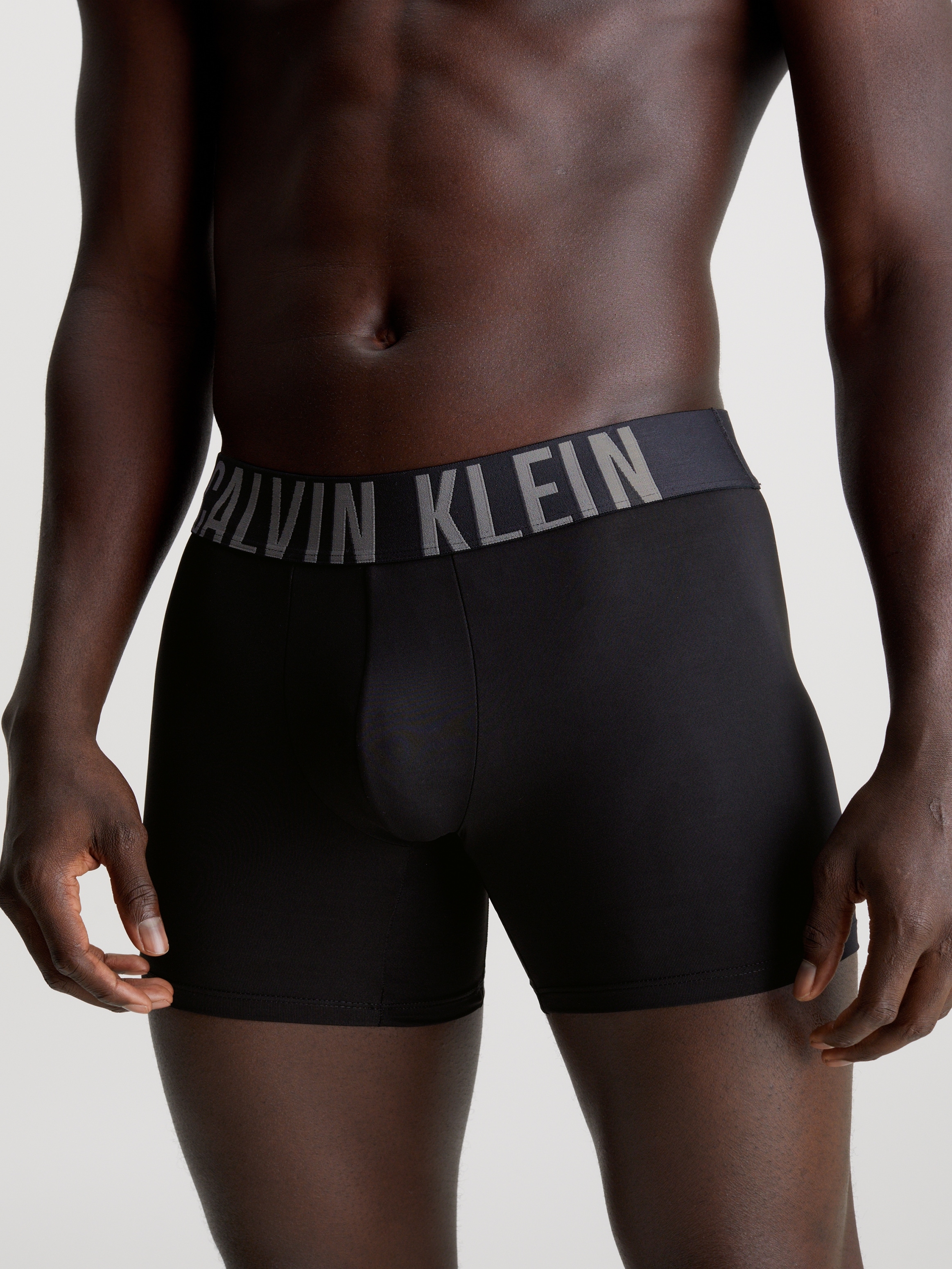 Calvin Klein Underwear Boxer »BOXER BRIEF 3PK«, (Packung, 3 St., 3er), mit elastischem Logobund