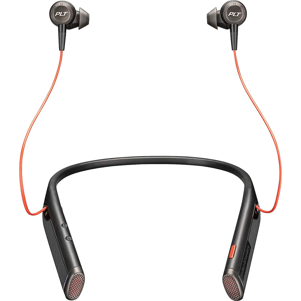Poly Wireless-Headset »Voyager 6200 UC«, A2DP Bluetooth (Advanced Audio Distribution Profile)-AVRCP Bluetooth (Audio Video Remote Control Profile)-HFP-HSP, Active Noise Cancelling (ANC)