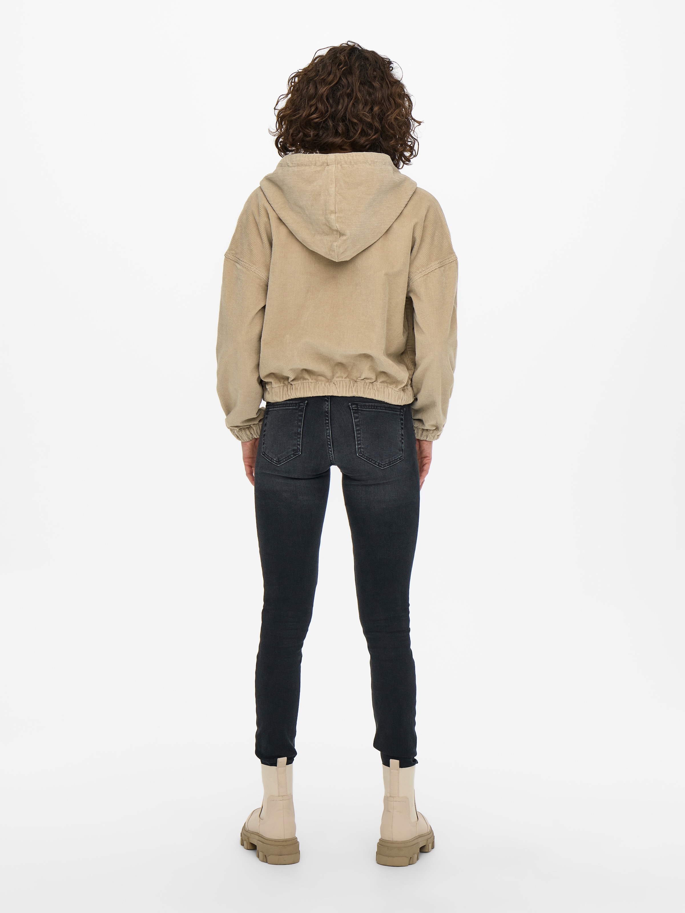 ONLY Cordjacke »ONLKENZIE L/S CORD JACKET PNT NOOS« mit Kapuze Baumwollmischung