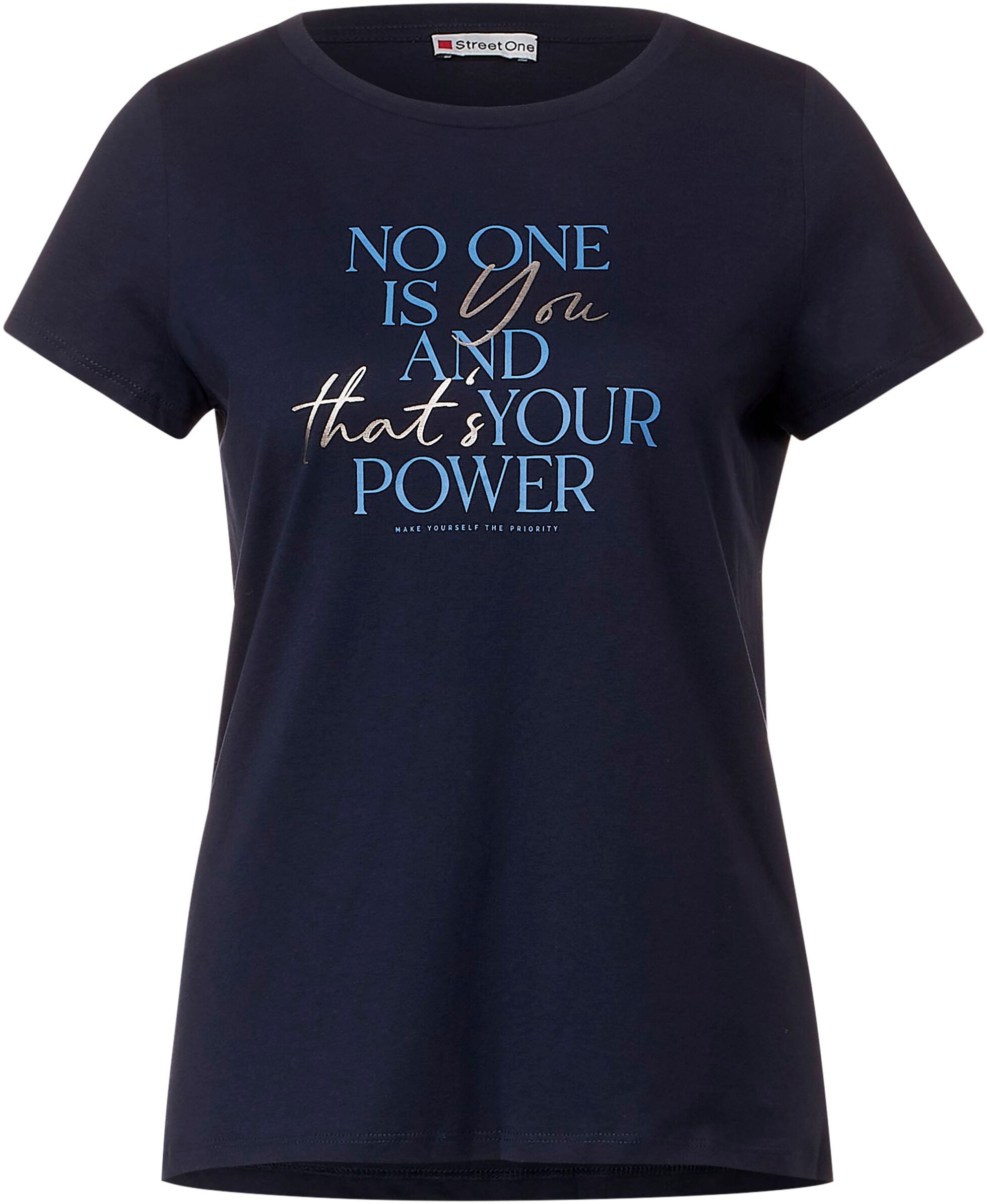 STREET ONE T-Shirt, mit verlängertem bei OTTO online Rückenteil bestellen