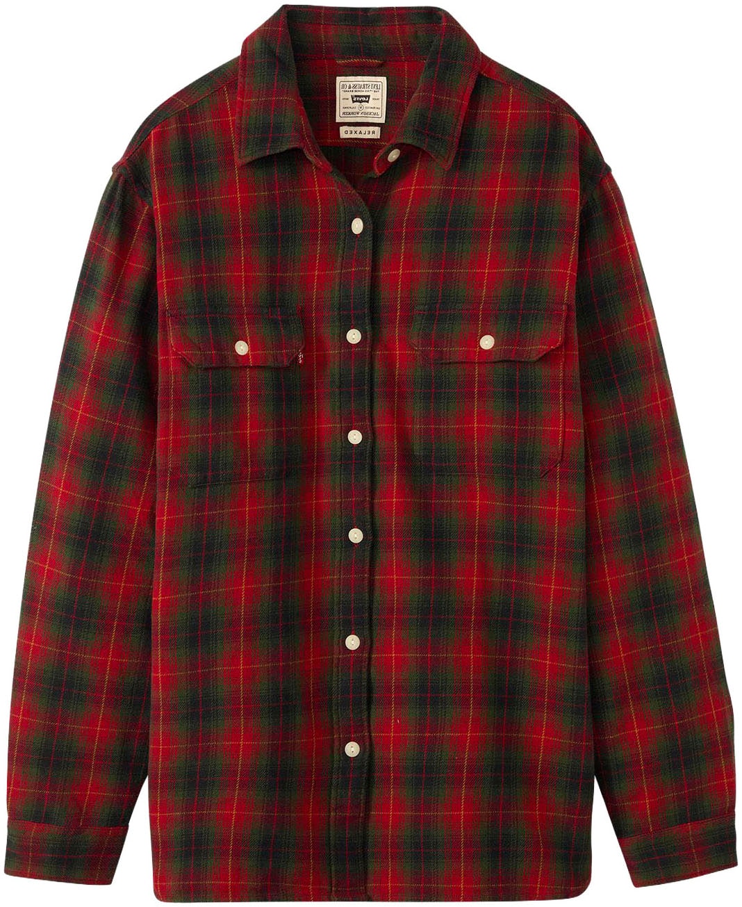 Levi's® Flanellhemd »JACKSON WORKER«, mit durchgehender Knopfleiste