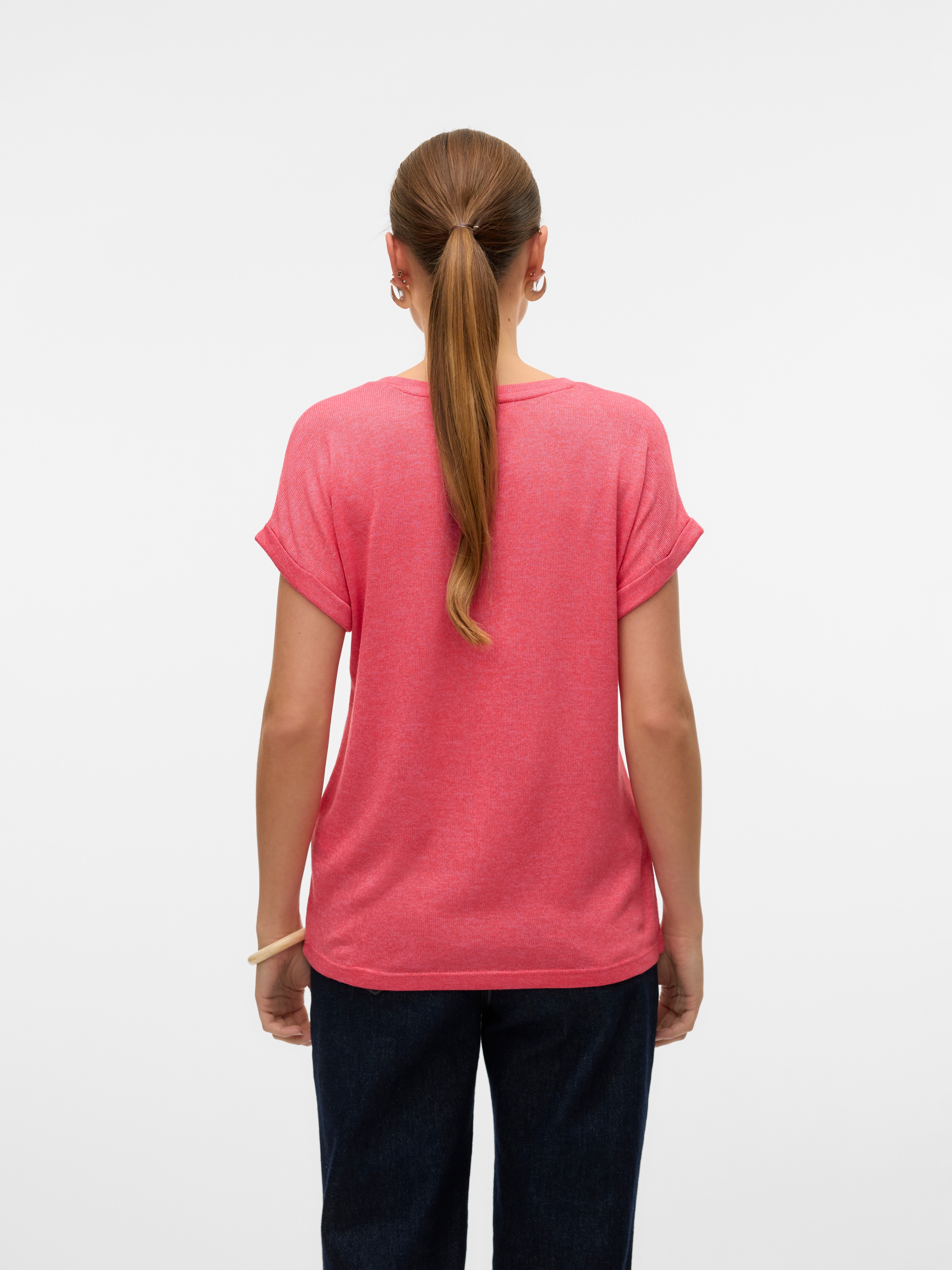 Vero Moda Kurzarmpullover »VMBRIANNA SS O-NECK PULLOVER BOO REP«