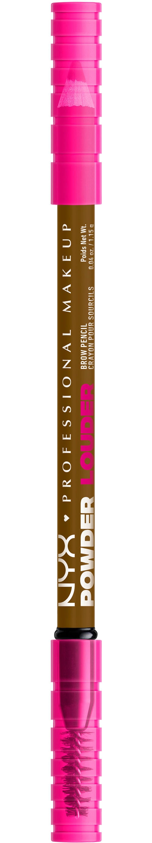 NYX Augenbrauenpflege »Powder Louder Brow Pencil«, mit Mikrofiber