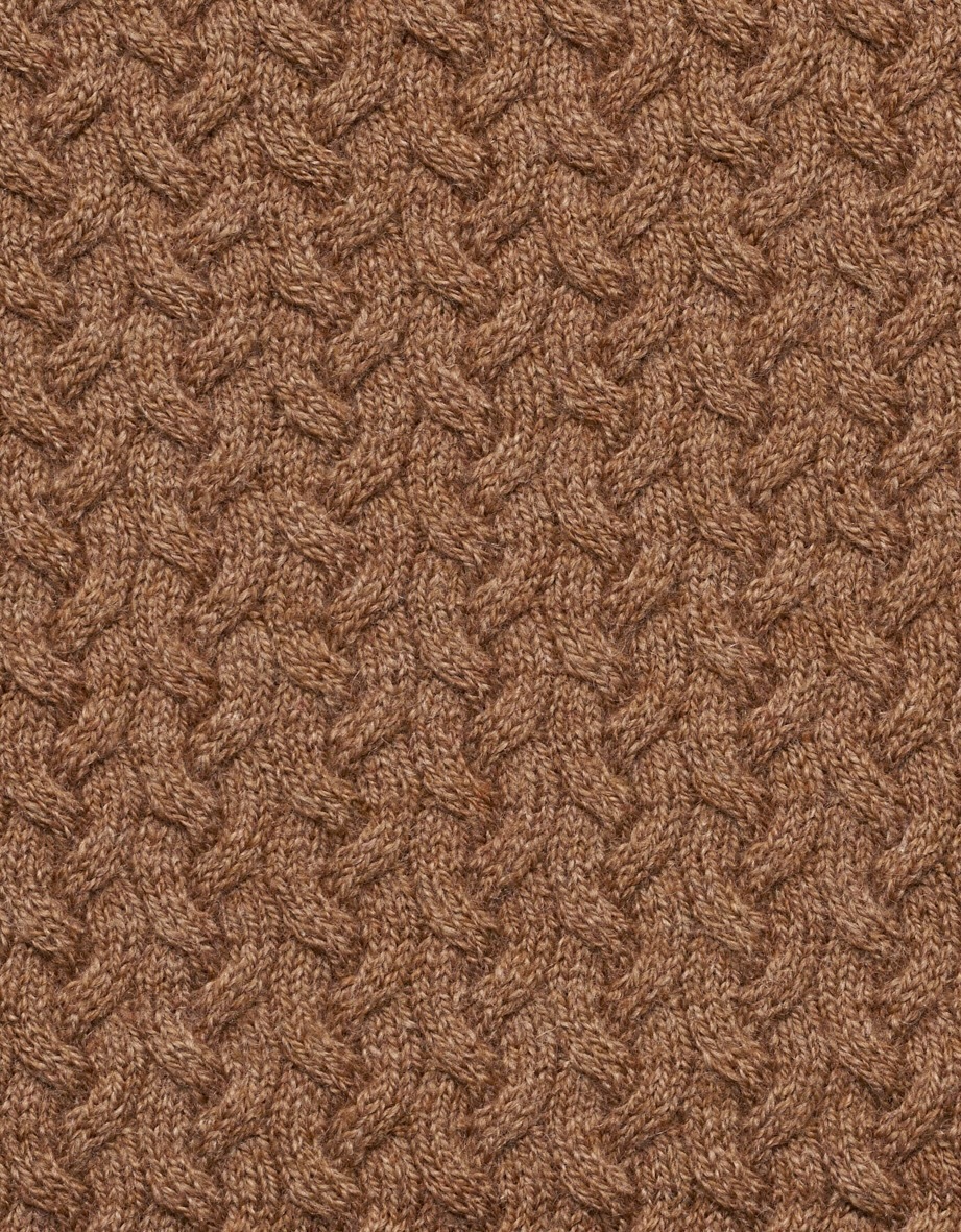 bugatti Strickpullover, mit Geflechtstruktur