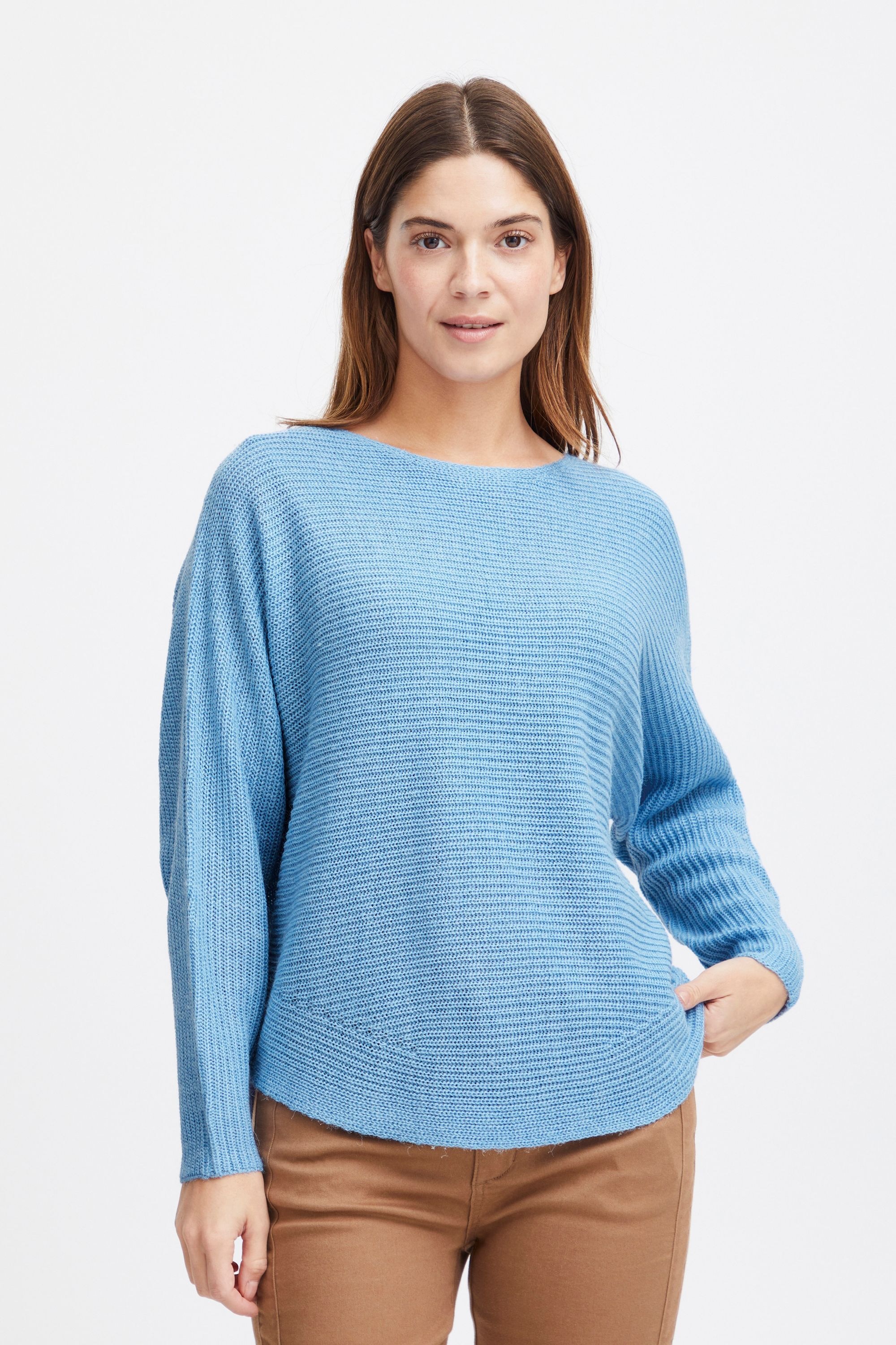 fransa Strickfleece-Pullover »Strickpullover FREretta«