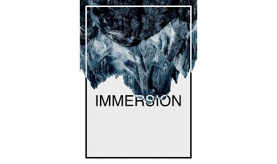 Komar Poster »Immersion Steel«, Abstrakt-Sprüche & Texte, Höhe: 50cm kaufen