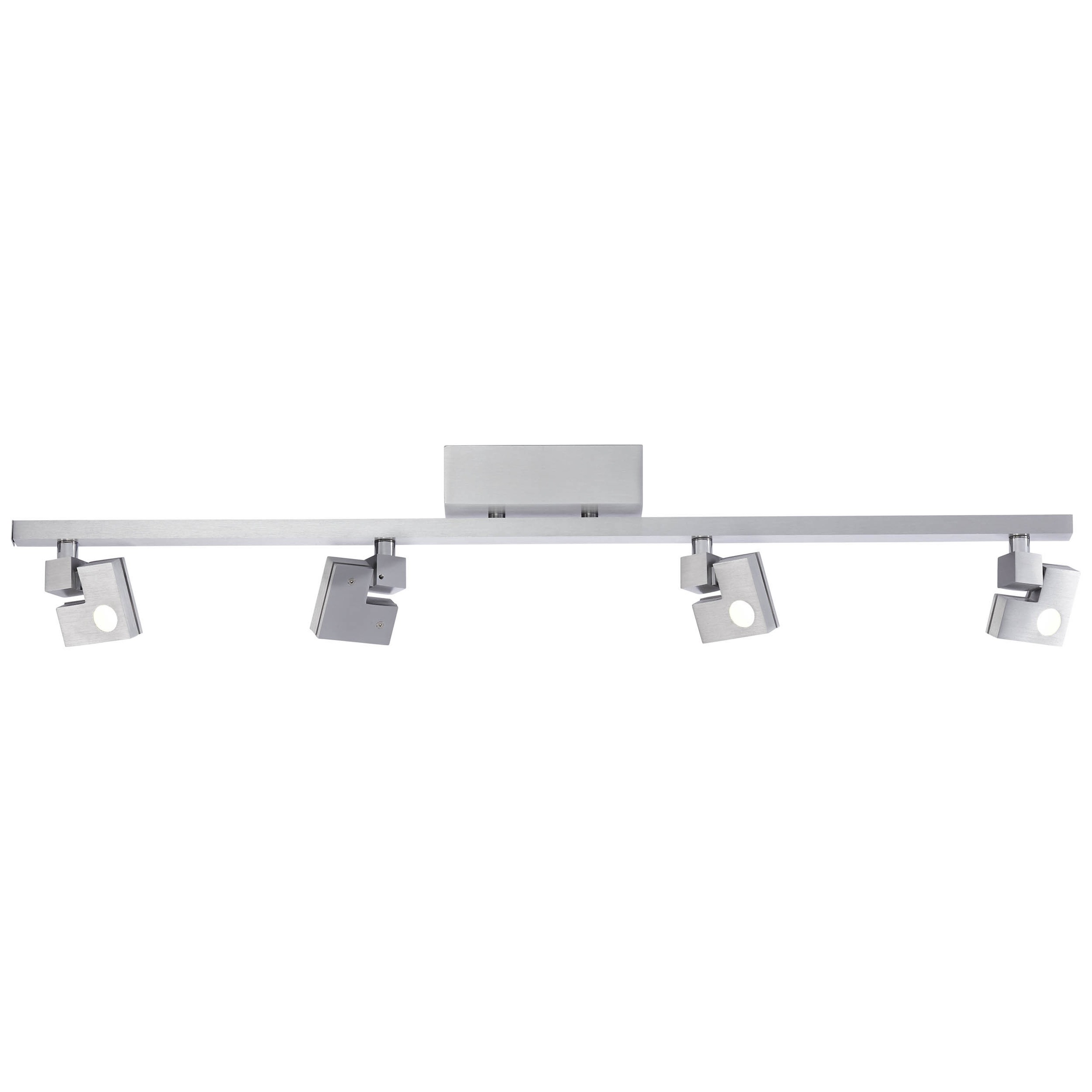 Brilliant Leuchten 90 Degree LED Spotrohr 4flg alu