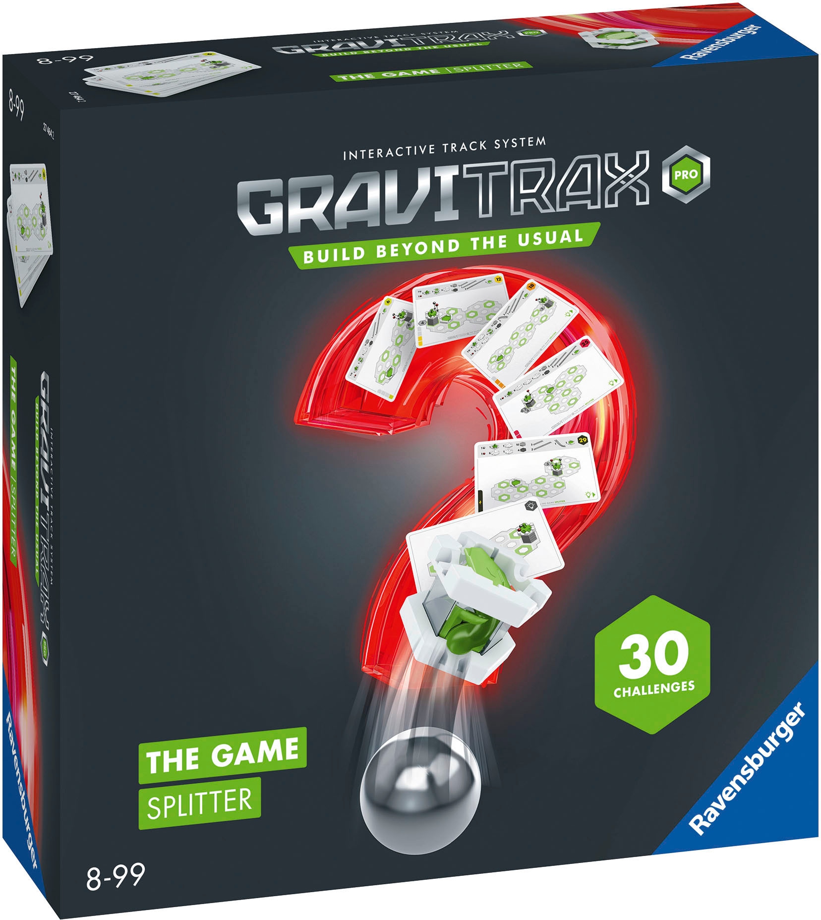 Ravensburger Kugelbahn-Bausatz »GraviTrax PRO The Game Splitter«, Made in Europe, FSC® - schützt Wald - weltweit