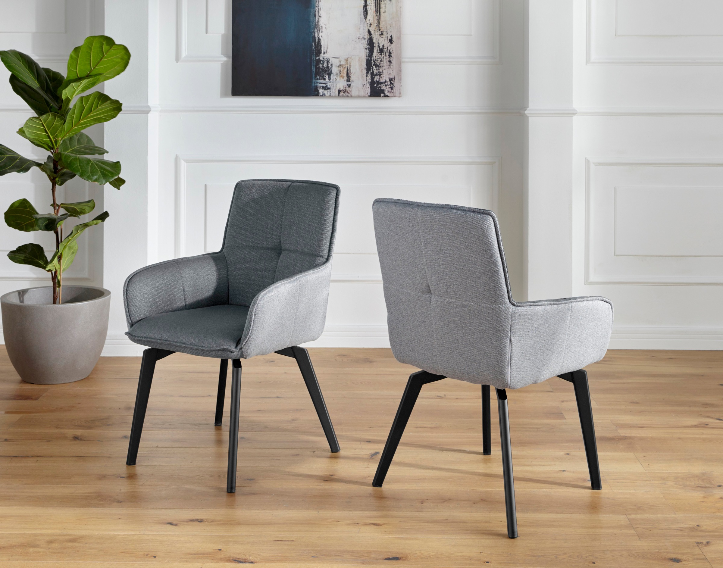 Duo Collection Esszimmerstuhl »Pia«, 2er-Set, zweifarbig