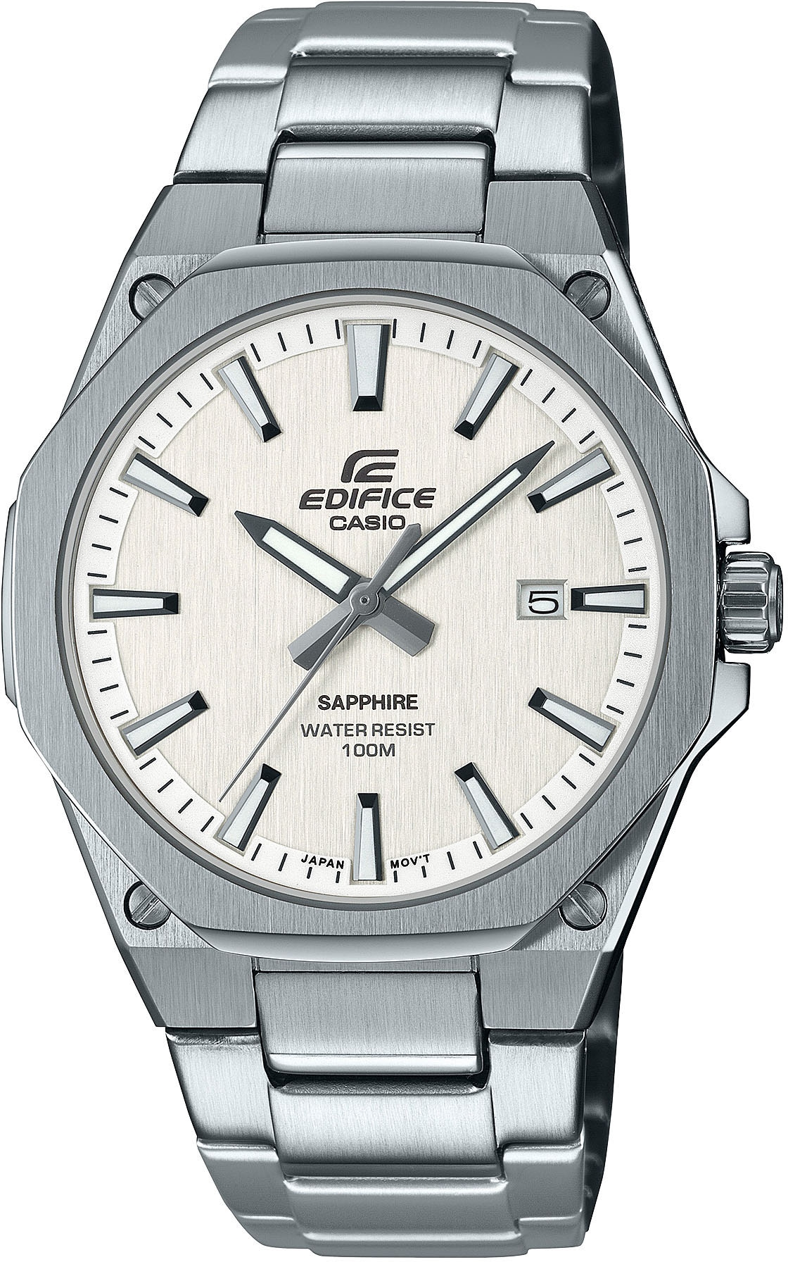 Quarzuhr »EFR-S108D-7AVUEF«, Armbanduhr, Herrenuhr, Datum, bis 10 bar wasserdicht,...