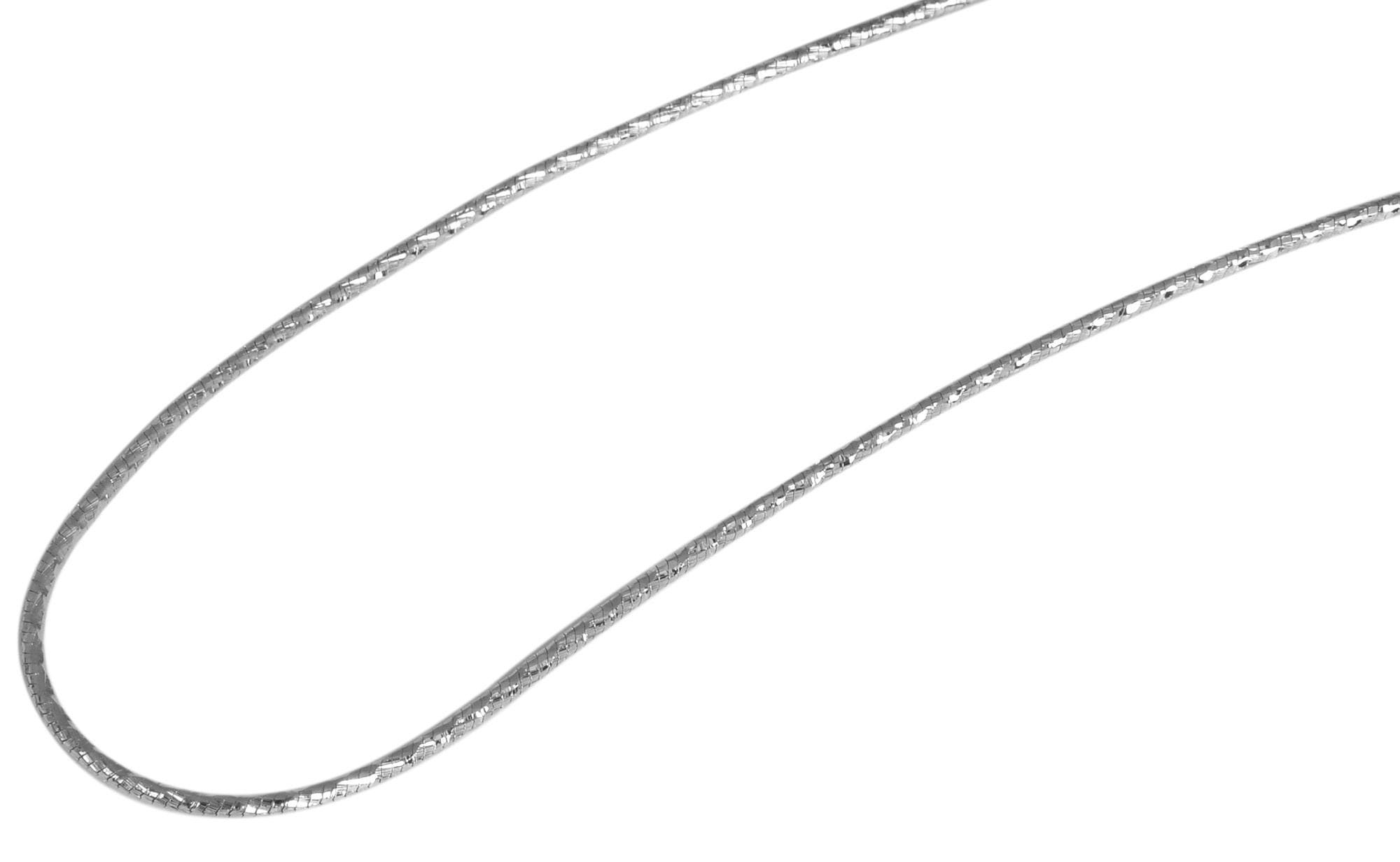 Adelia´s Schlangenkette »Damen Halskette ¿ Schlangenkette aus 925 Silber 60 cm«