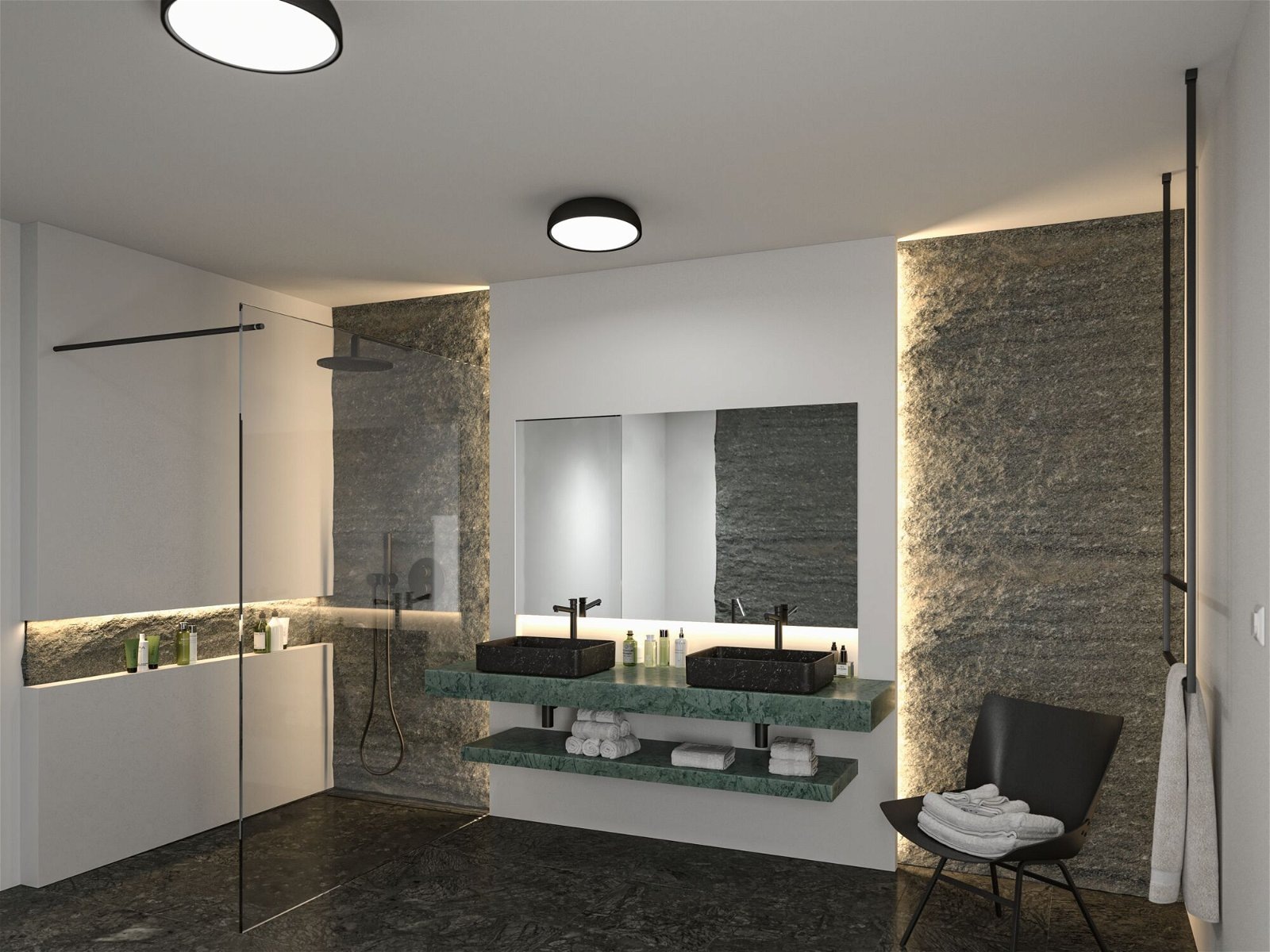 Paulmann LED Deckenleuchte »Selection Bathroom Oka IP44 24W 230V Kunststoff«, 1 flammig, WhiteSwitch