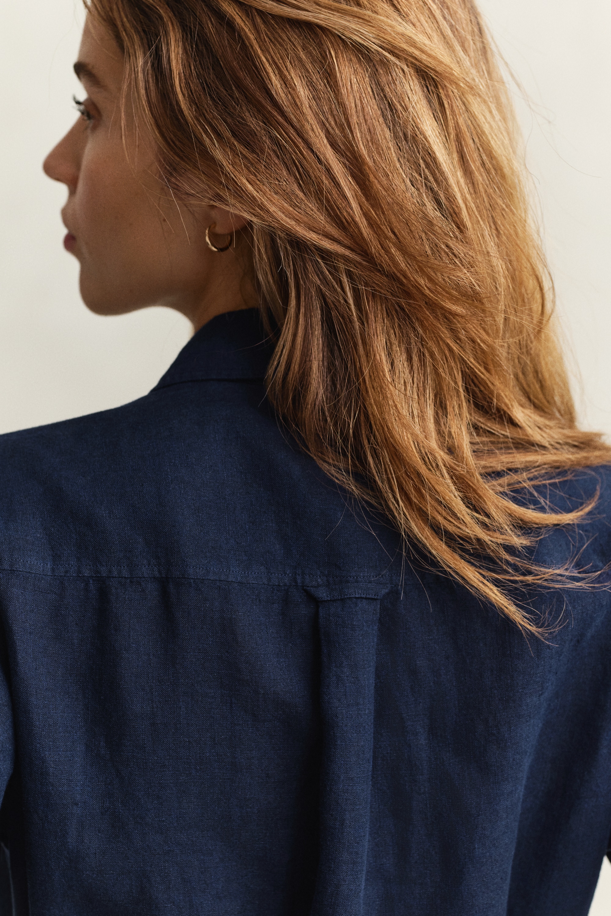 Gant Hemdblusenkleid »LINEN« Ohne Tasche Regular fit mit Bindegürtel