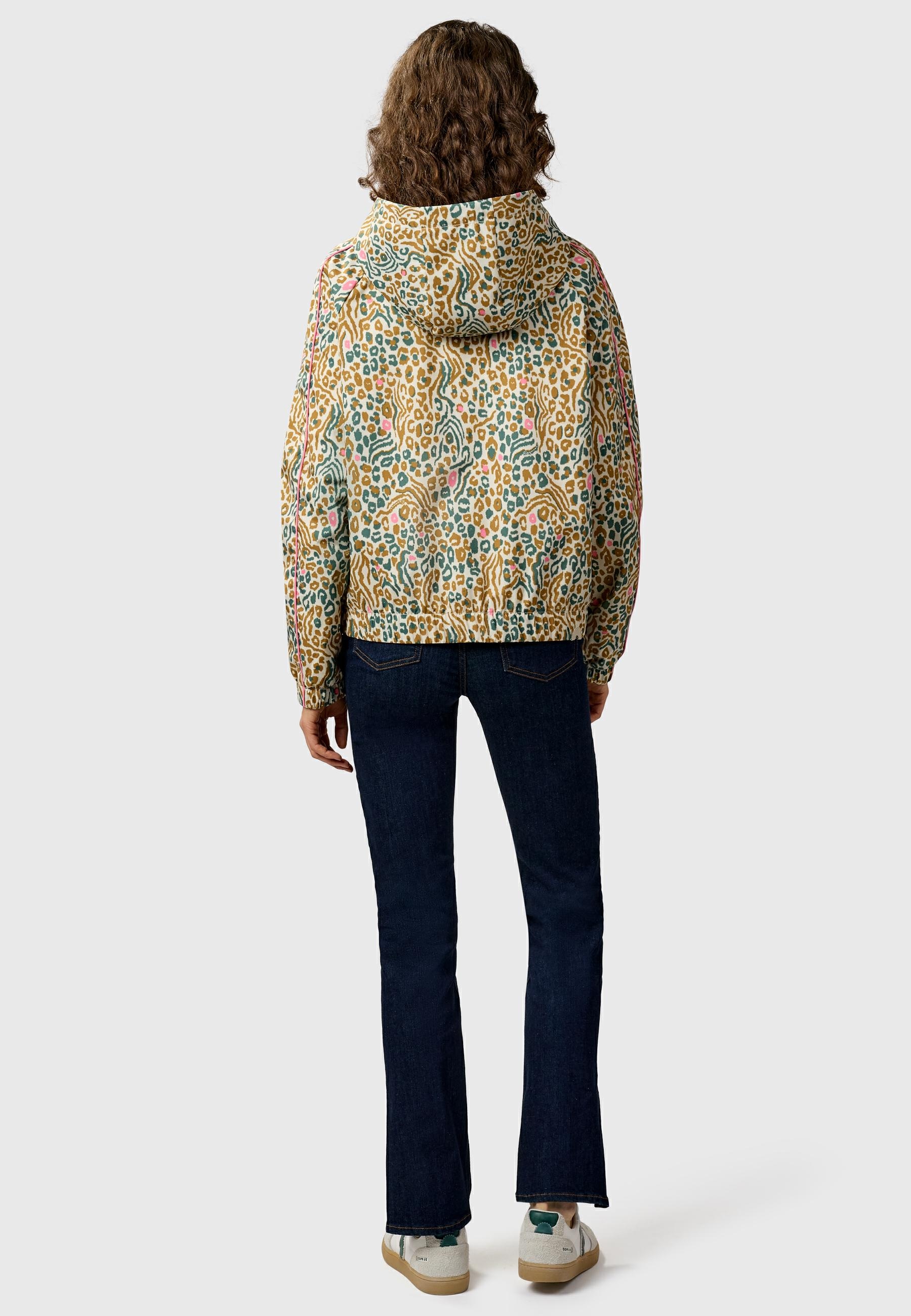 Ragwear Funktionsjacke »Funktionsjacke Andrin Print« mit Kapuze Gemusterte funktionale Übergangsjacke