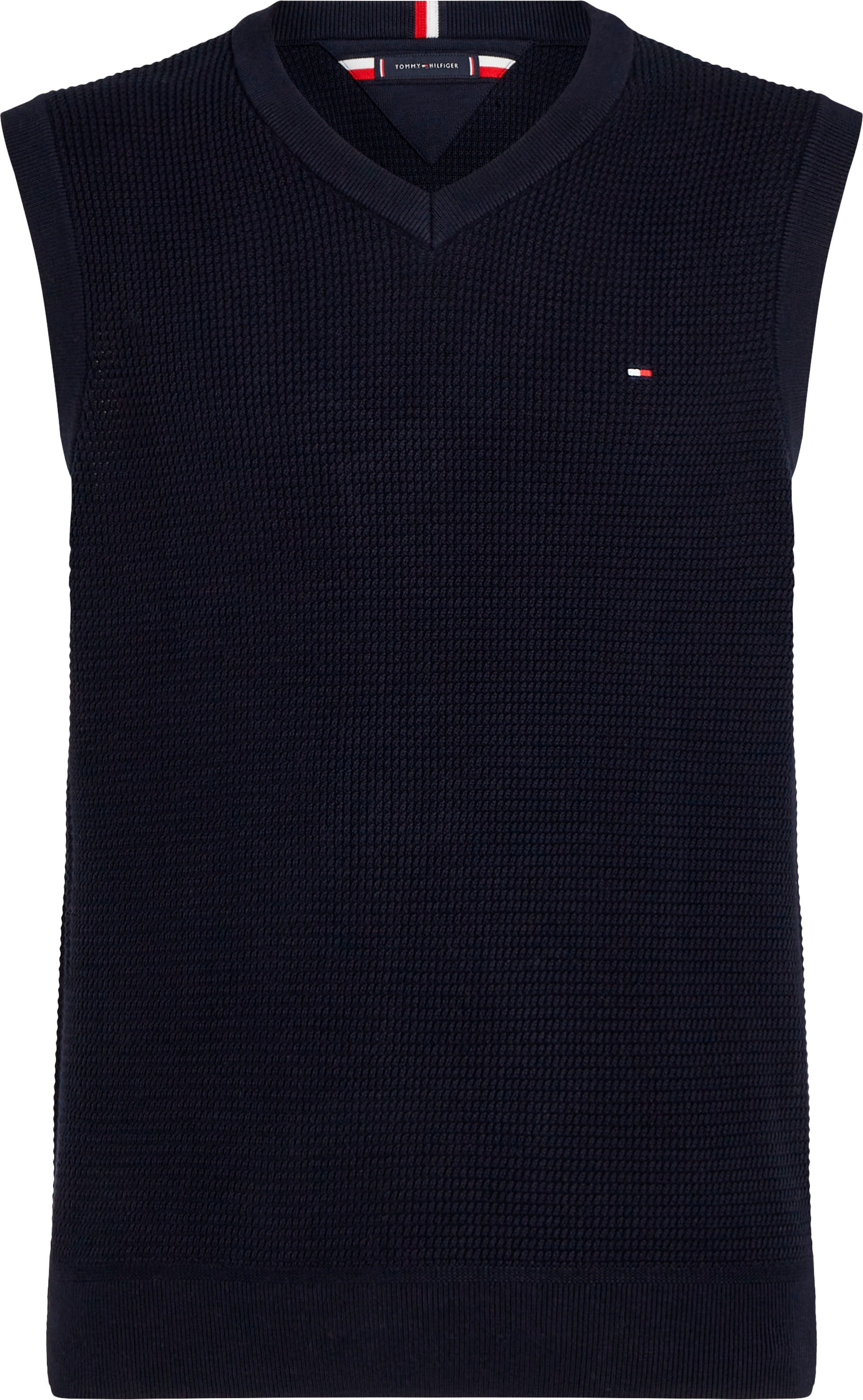 Tommy Hilfiger Pullunder »REFINED STRUCTURE VEST«, mit feiner Struktur