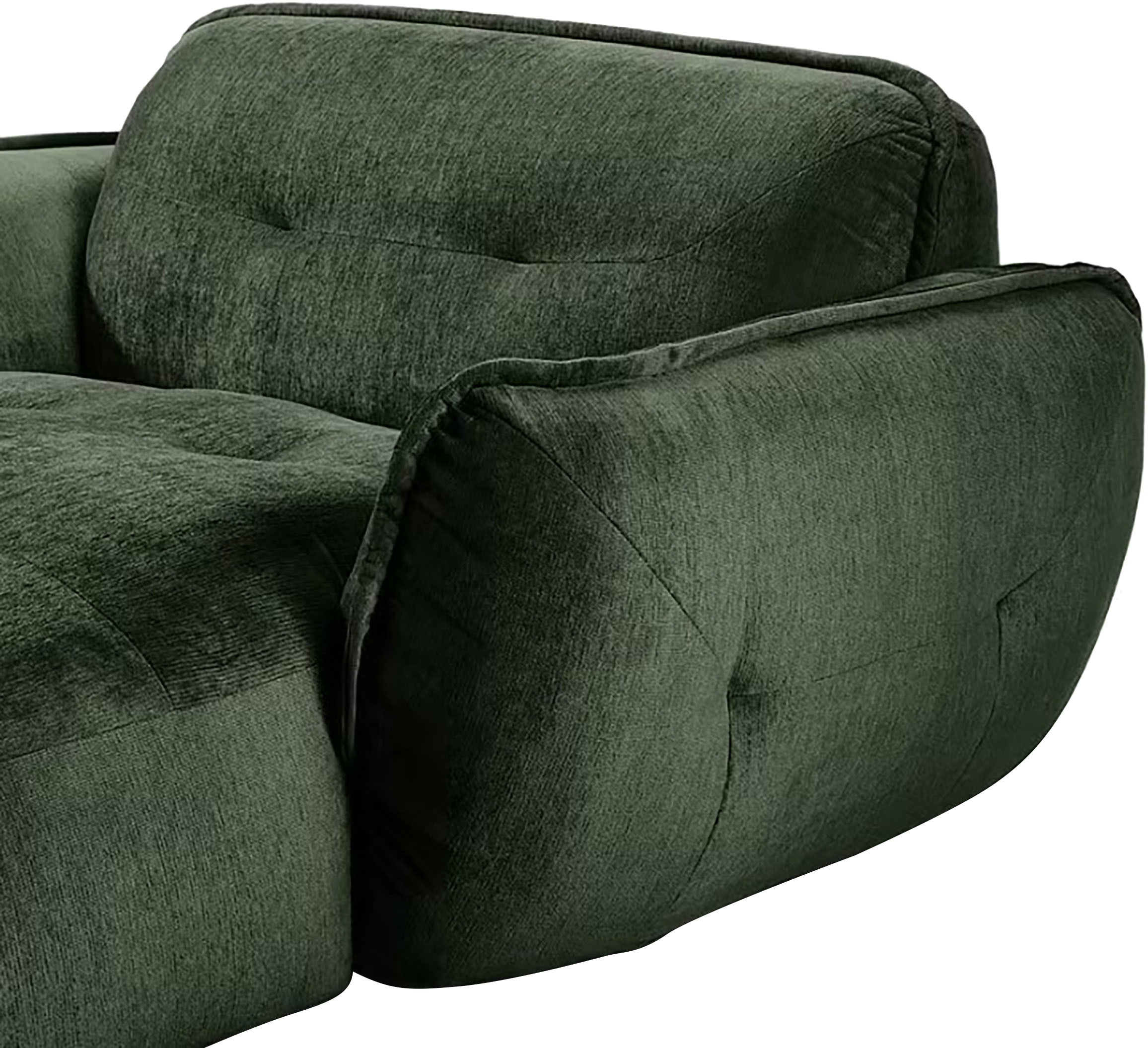BETYPE Chaiselongue »Be Fluffy«, Softes Sitzgefühl, moderne Kedernaht, hochwertiger Bezug
