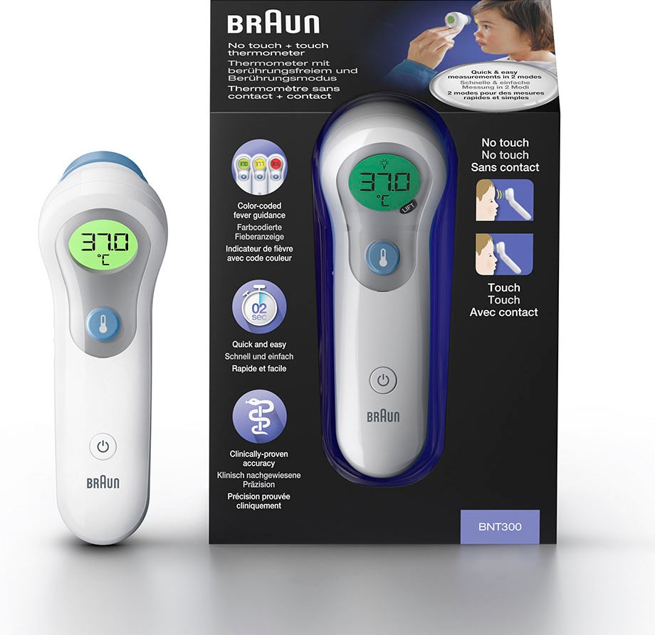 Braun Ohr-Fieberthermometer »ThermoScan® 7 Ohrthermometer mit Age  Precision® - IRT6520«, Für alle Altersgruppen geeignet, einschließlich  Neugeborener online bei OTTO
