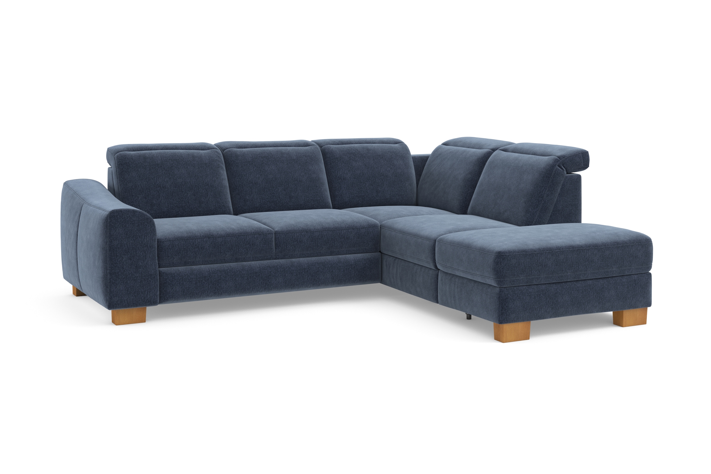 Home affaire Ecksofa »Dundee L-Form« wahlweise mit Kopfteilverstellung und zusätzlich mit Bettfunktion