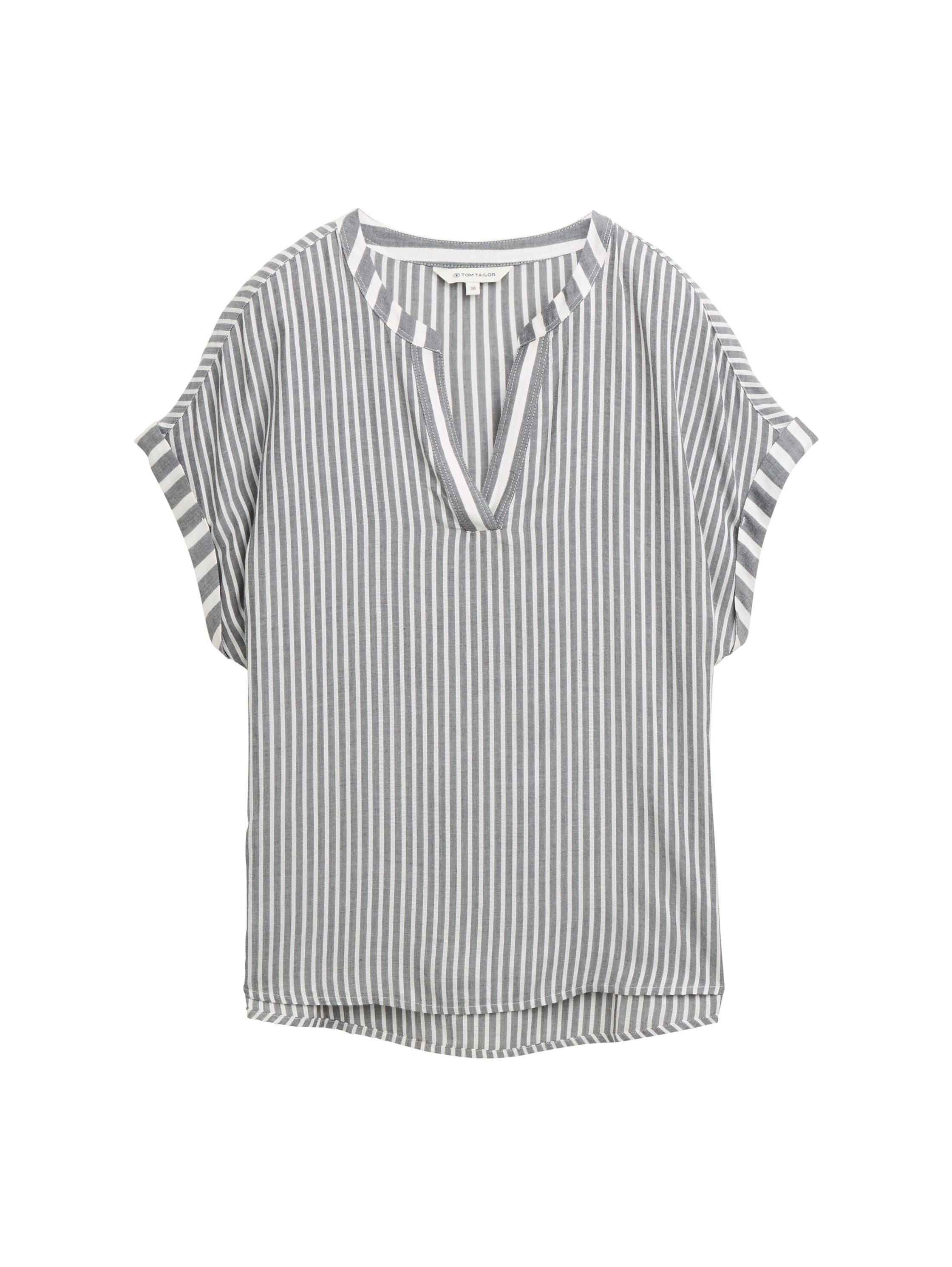 TOM TAILOR Shirtbluse, mit Streifen Muster