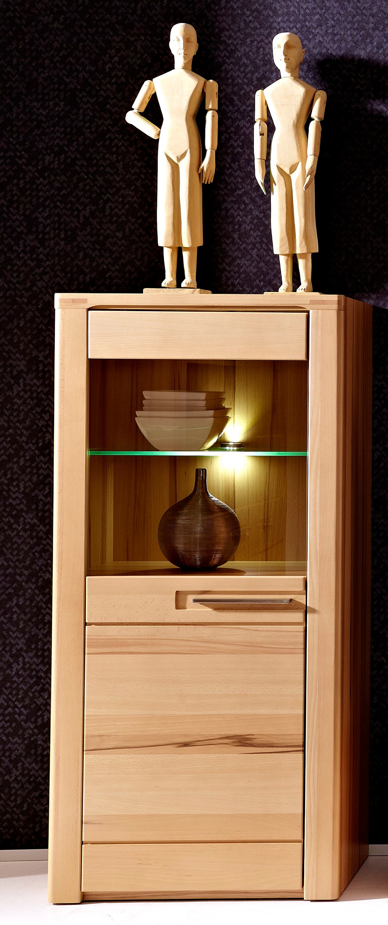 Innostyle Standvitrine »Nature Plus«, inklusive LED-Beleuchtung