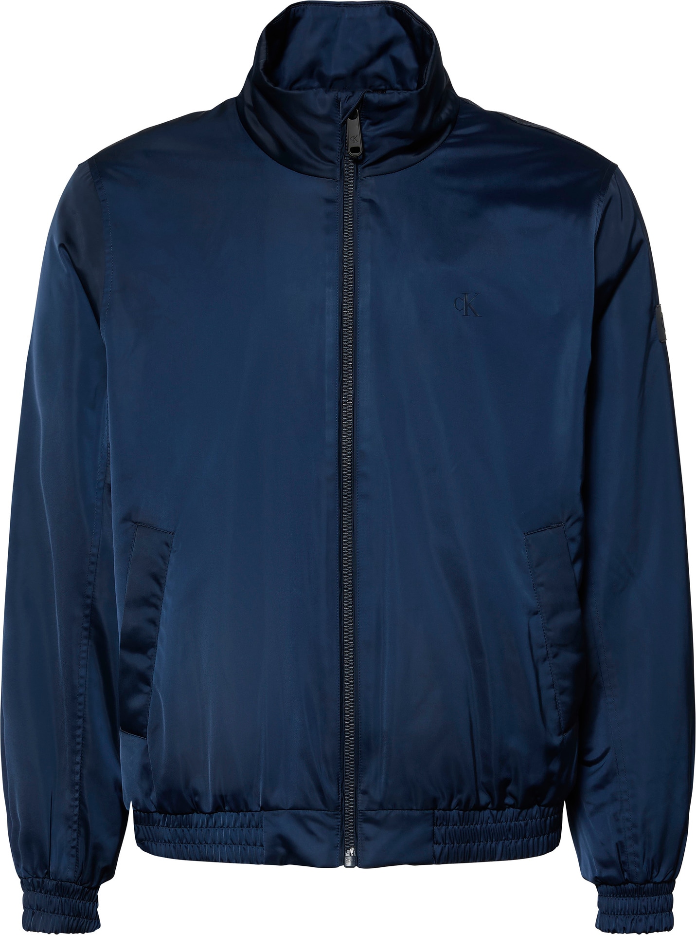 Calvin Klein Jeans Bomberjacke »LS PADDED HARRINGTON JACKET« ohne Kapuze Mit Rundhalsausschnitt mit Stehkragen