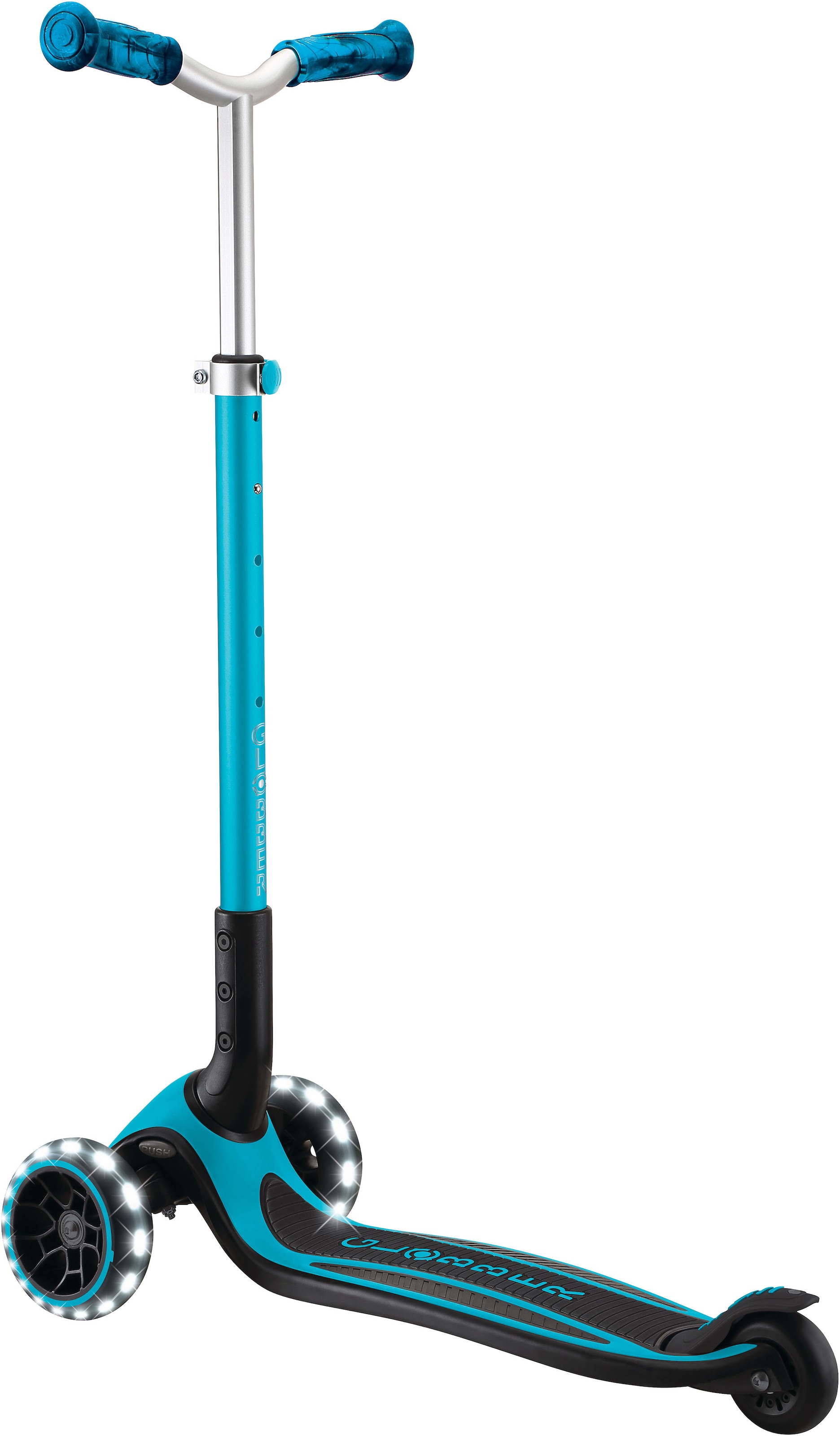 Globber Tretroller »ACE LIGHTS, mit Leuchtrollen«