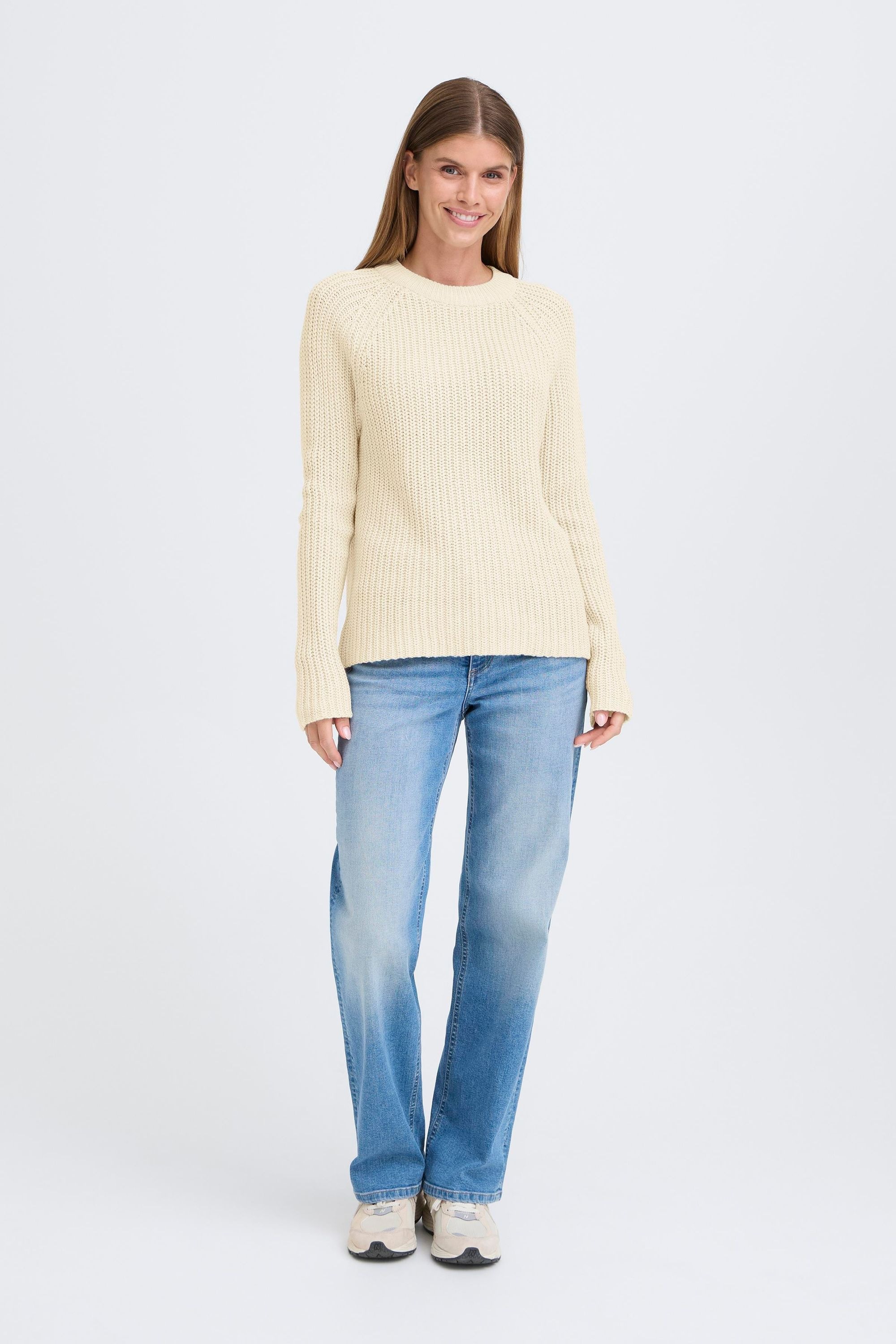 OXMO Strickfleece-Pullover »Strickpullover OXFKANNA«