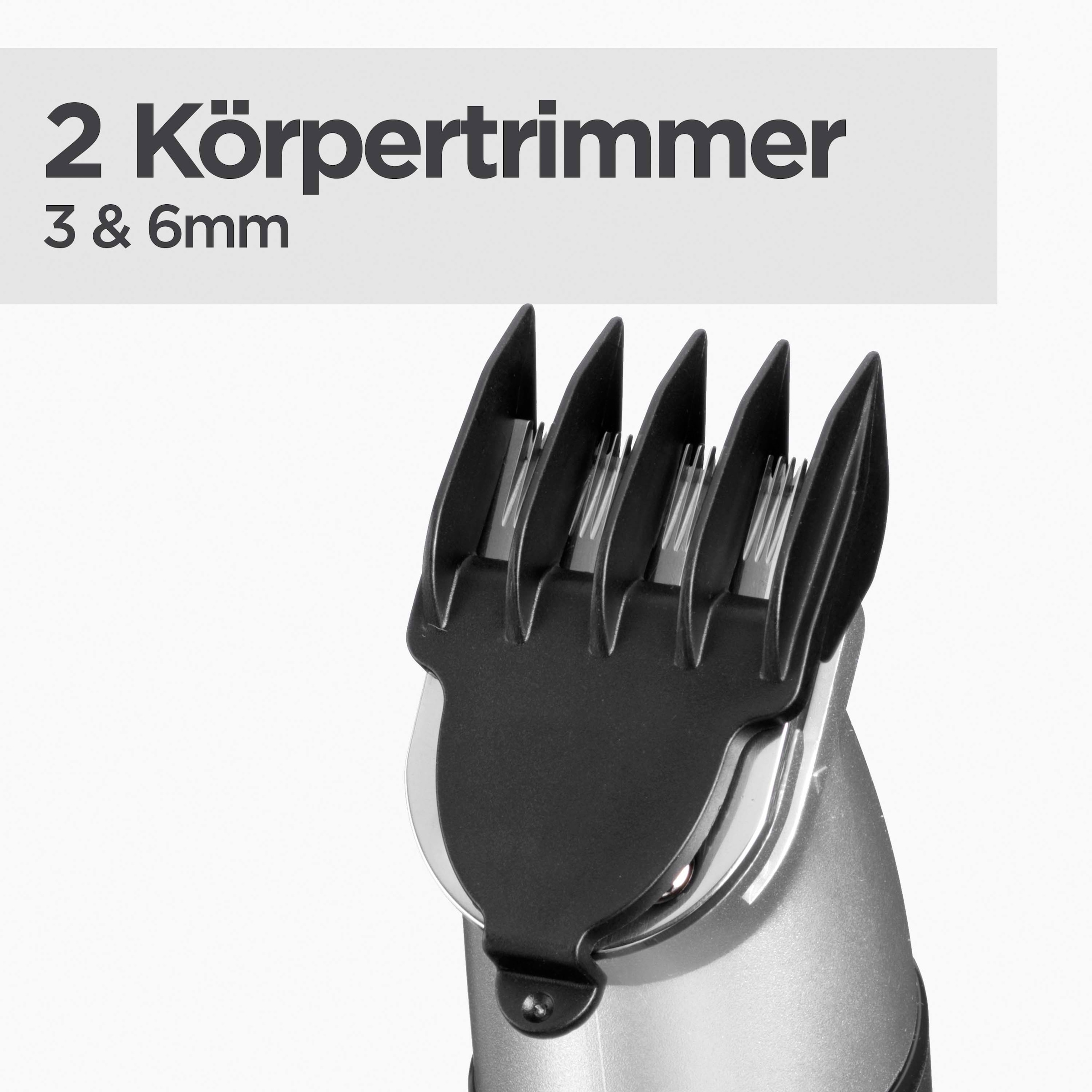 BaByliss Multifunktionstrimmer »Lithium Power 11-in-1 Multitrimmer MT812E«, 5 Aufsätze, Leistungsstarker Motor, 11-in-1 Funktion, präzise Klingen, ergonomisch