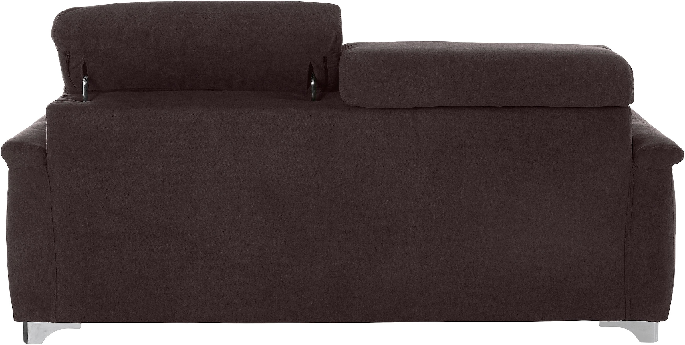 DOMO collection 2-Sitzer »Mira inklusive Kopfteilverstellung für mehr Wohlfühlkomfort«, elegant und modern, komfortabel, frei im Raum stellbar
