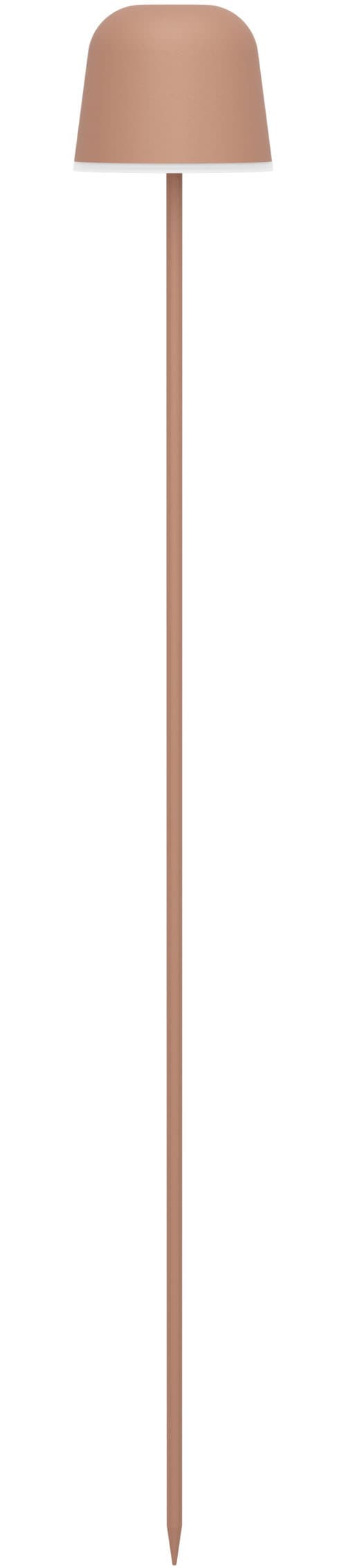 EGLO Tischleuchte »MANNERA-S Tischlampe - Alu, Stahl - LED - 1,8W - IP54« LED-Modul 1 Stk. Neutralweiß | Warmweiß Akku Außentischleuchte, Gartenlampe m. Erdspieß, H20 x Ø7,5 cm