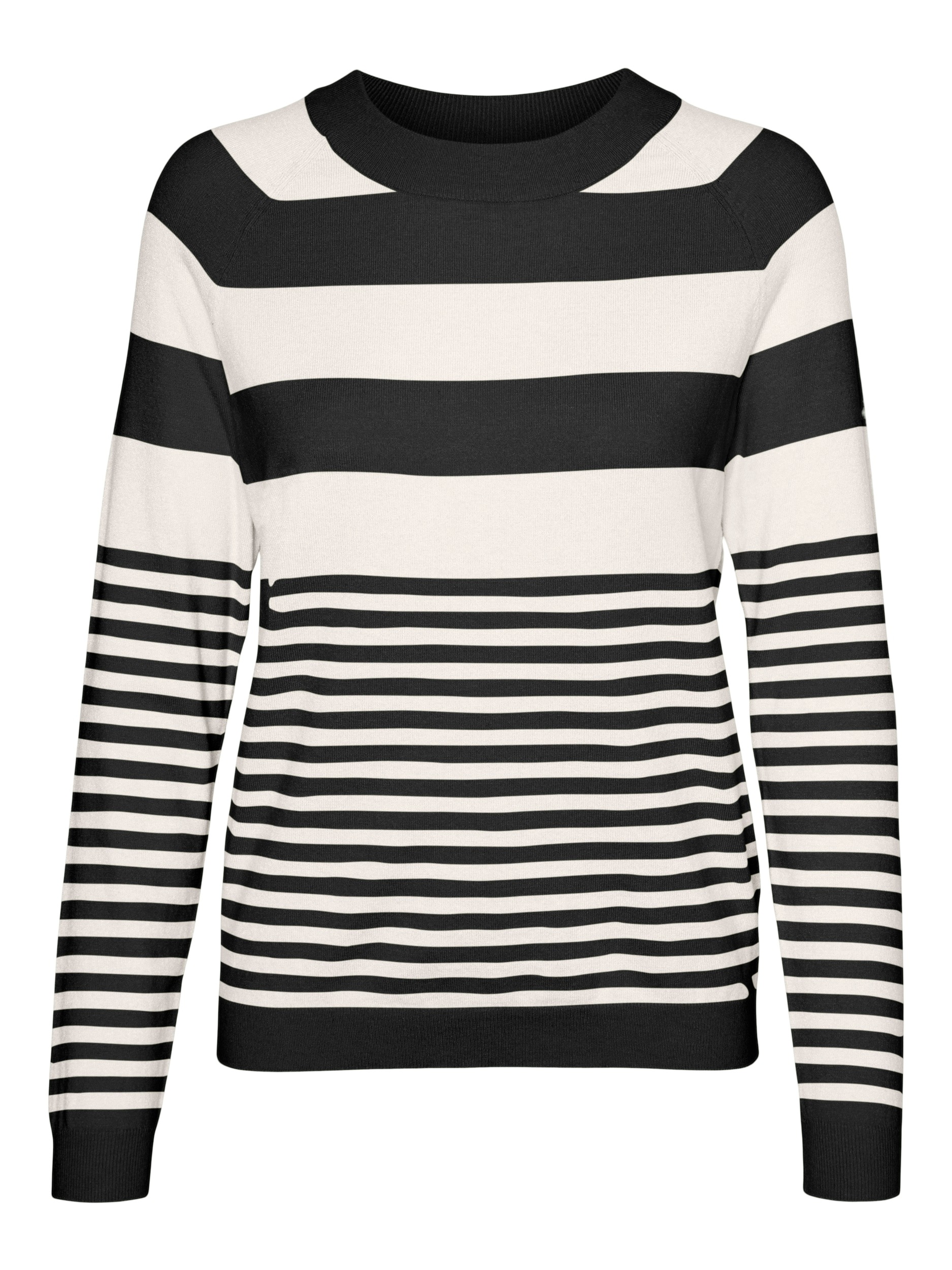 Vero Moda Rundhalspullover »VMHAPPINESS LS RAGLAN PULLOVE GA BOO REP«