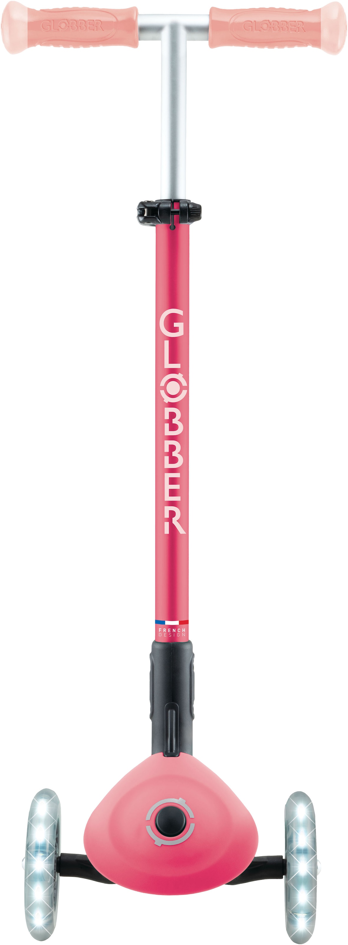 Globber Tretroller »ELITE GLOW LIGHTS, mit Leuchtrollen und Glow-Effekt«