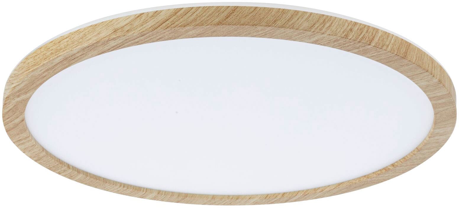 Paulmann LED Panel »Atria Shine IP44 16W 3000K 293mm Eiche Kunststoff«, 1 flammig, Hintergrundbeleuchtung