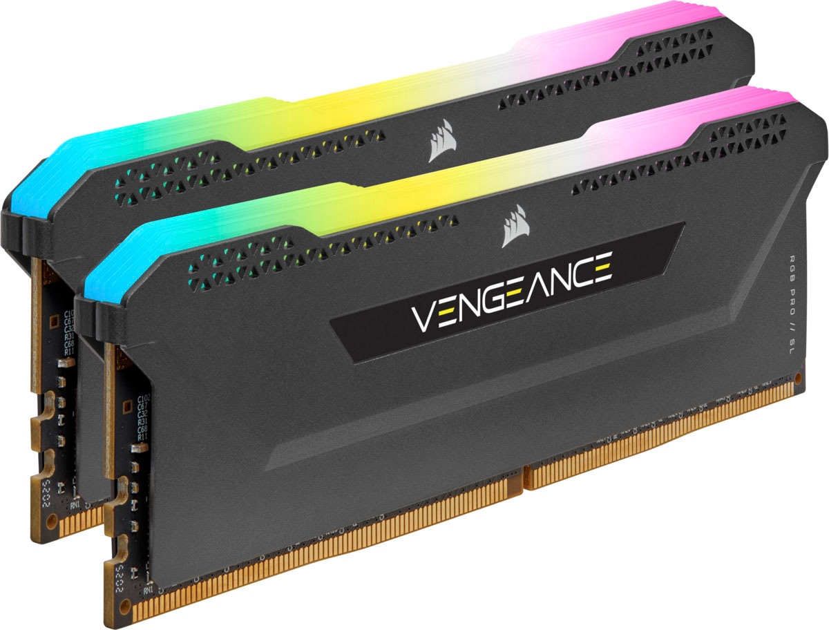 Arbeitsspeicher »Vengeance RGB PRO SL DDR4 3200Mhz 16GB (2x8GB) Black«