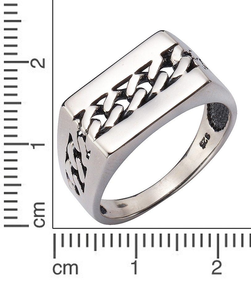 Firetti Fingerring »Schmuck Geschenk Silber 925 Silberring Panzerkette«, zu  Hoodie, Shirt, Jeans, Sneaker! Anlass Geburtstag Weihnachten online bei OTTO