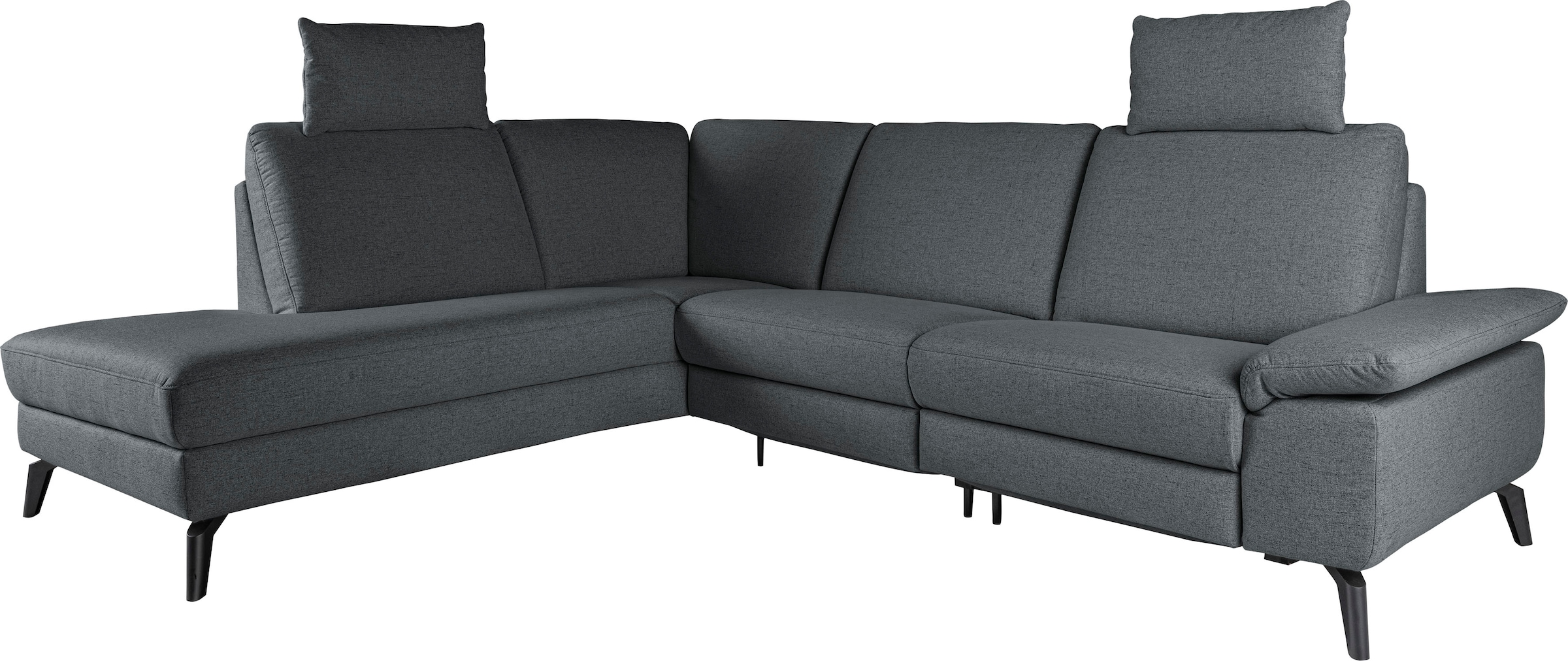 alina Ecksofa, inkl. Kopfstützen, wahlweise mit Relaxfunktion, Breite: 267 cm