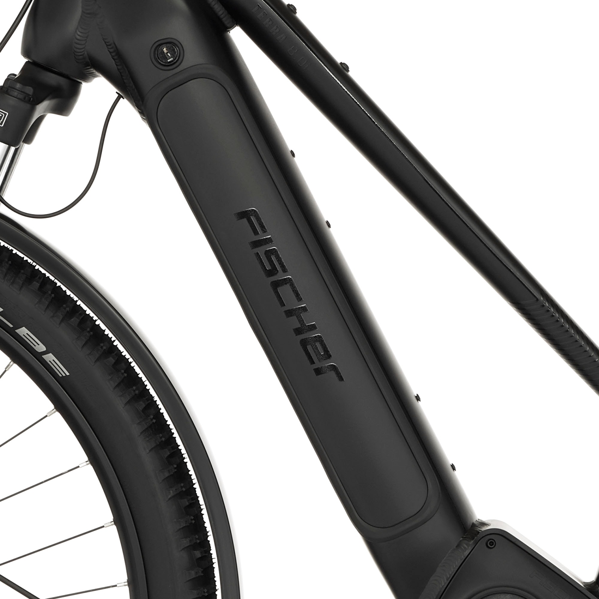 FISCHER Fahrrad E-Bike »TERRA 8.0i 45«, 10 Gang, Shimano, Deore, Mittelmotor 250 W, (mit Fahrradschloss), Pedelec, Elektrofahrrad für Damen u. Herren, ATP