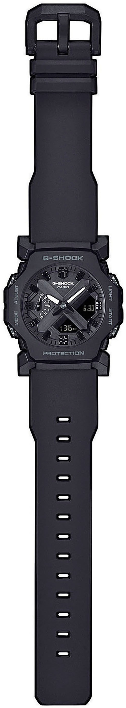 CASIO G-SHOCK Chronograph, Quarzuhr, Armbanduhr, Herrenuhr, Resinarmband, automatischer Kalender
