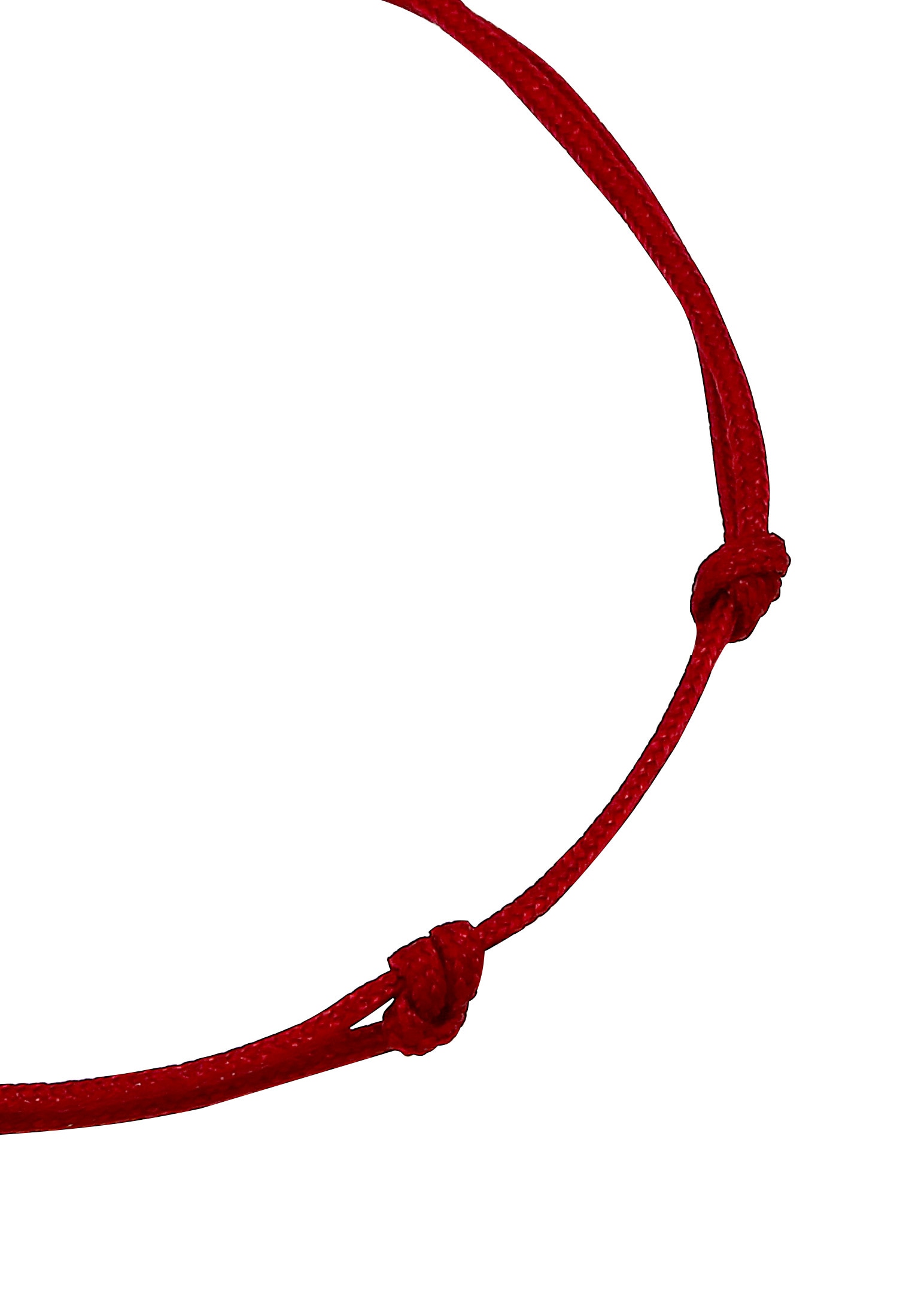 Elli Armkette »Armband Figaro-Kette Rot Nylon Verstellbar 925 Silber«