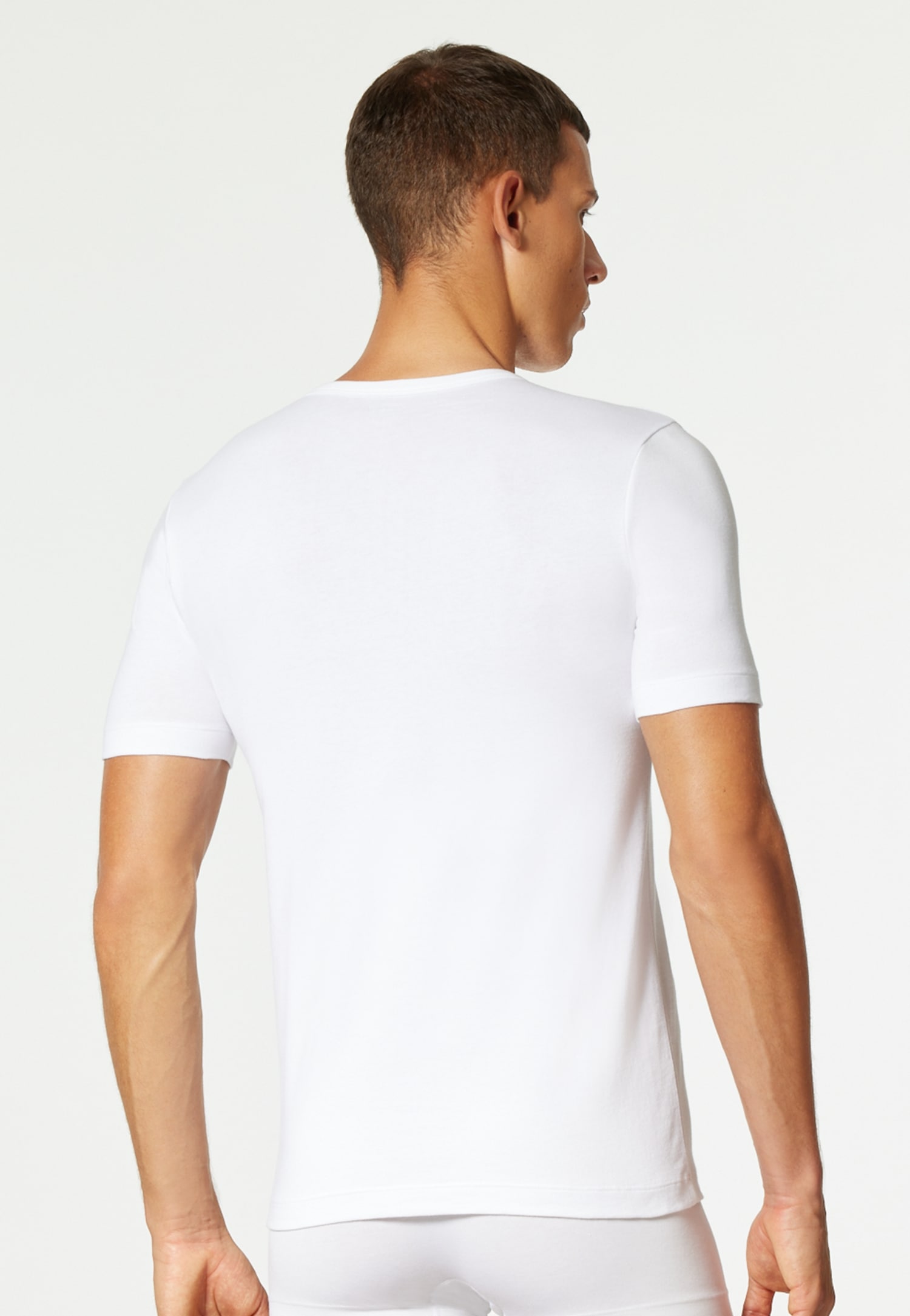 uncover by SCHIESSER V-Shirt »Uncover Cotton« 2er Pack,  V-Neck, Kurzarm, Multipack, Cotton-Mix, elastisch