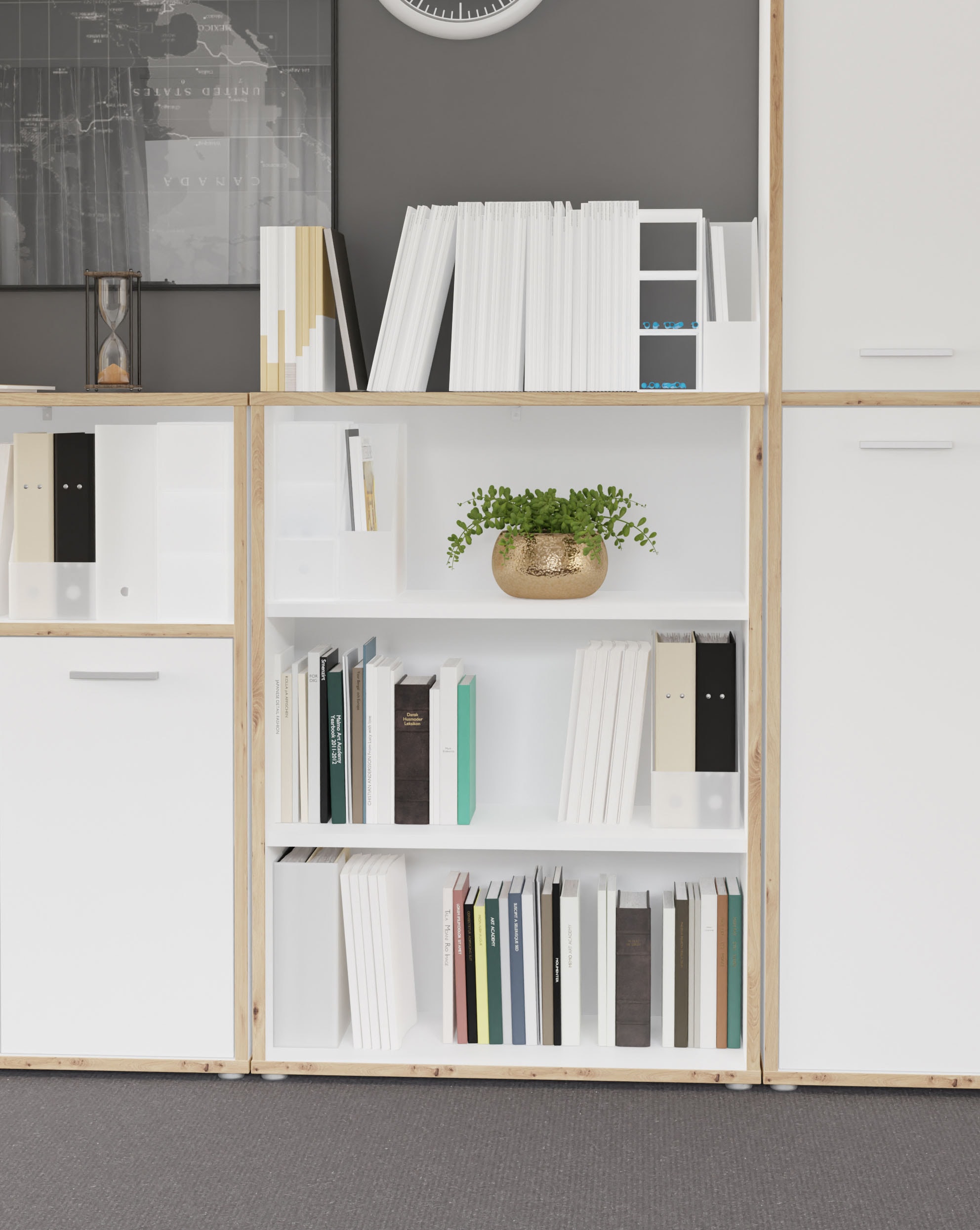 FORTE Aktenregal »Keflav« Breite 84,5 cm