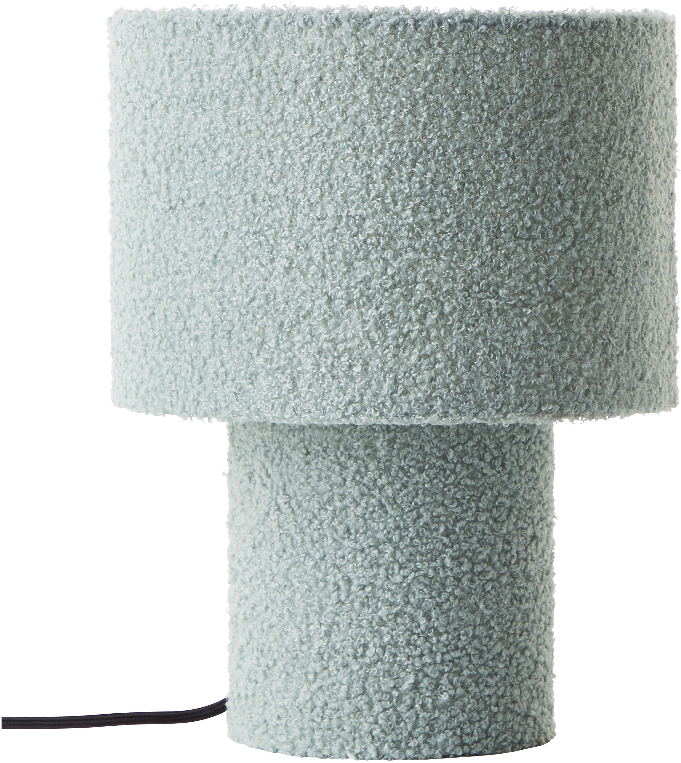 LeGer Home by Lena Gercke Tischleuchte »Debora«, 1 flammig, Teddy-Stoff, Höhe 30 cm, Ø 23 cm, E27