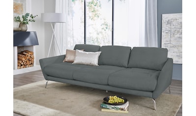 W.SCHILLIG Big-Sofa »softy«, mit dekorativer Heftung im Sitz, Füße Chrom glänzend kaufen