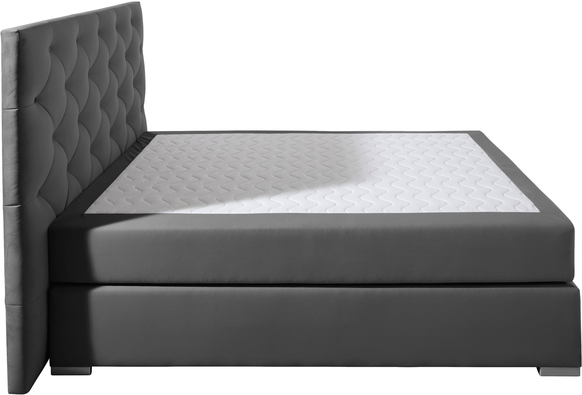 Home affaire Boxspringbett »Chalon, in verschiedenen Breiten« inkl. Topper, wahlweise in H2, H3 oder H4 erhältlich
