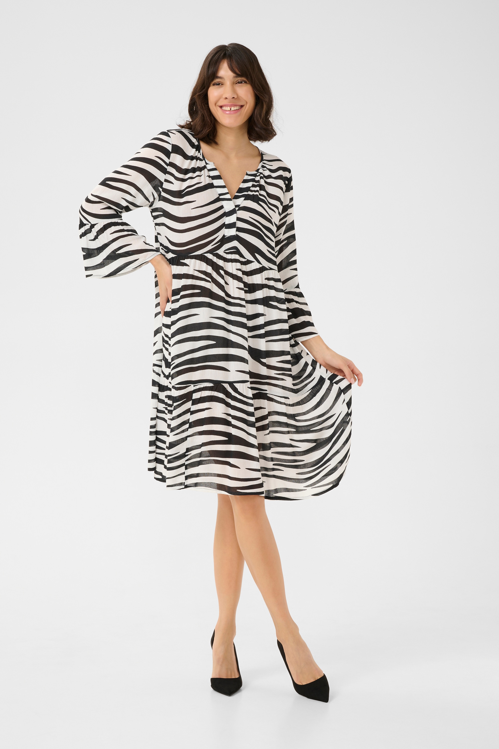 KAFFE Midikleid »Kleid KAlea«